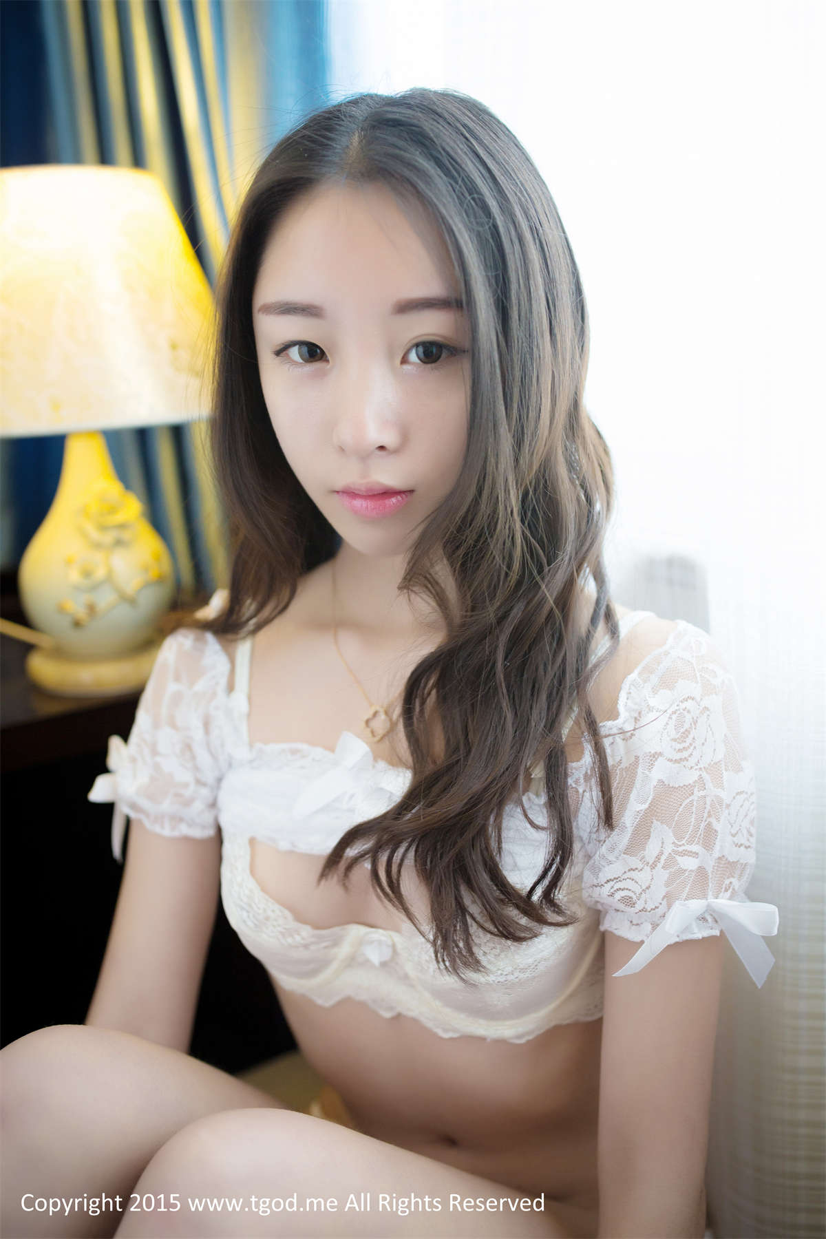 TGOD推女神 2015.03.12 蕾丝，女神的骄傲！萌女神梓萱Crystal私房写真-日更街拍