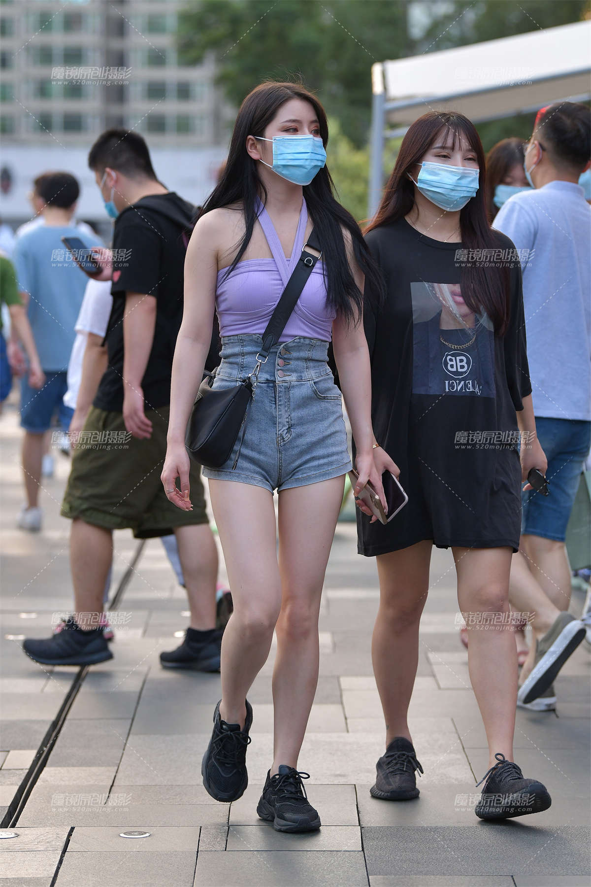 性感迷人的热裤Y Y 女孩-日更街拍