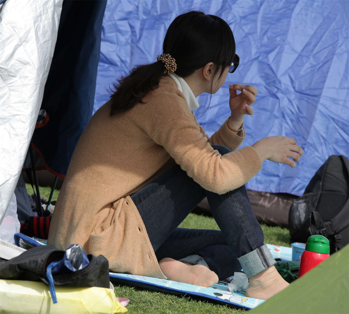 图片[2]-踏青公园街拍系列No.387 新鲜四组混发出炉-日更街拍