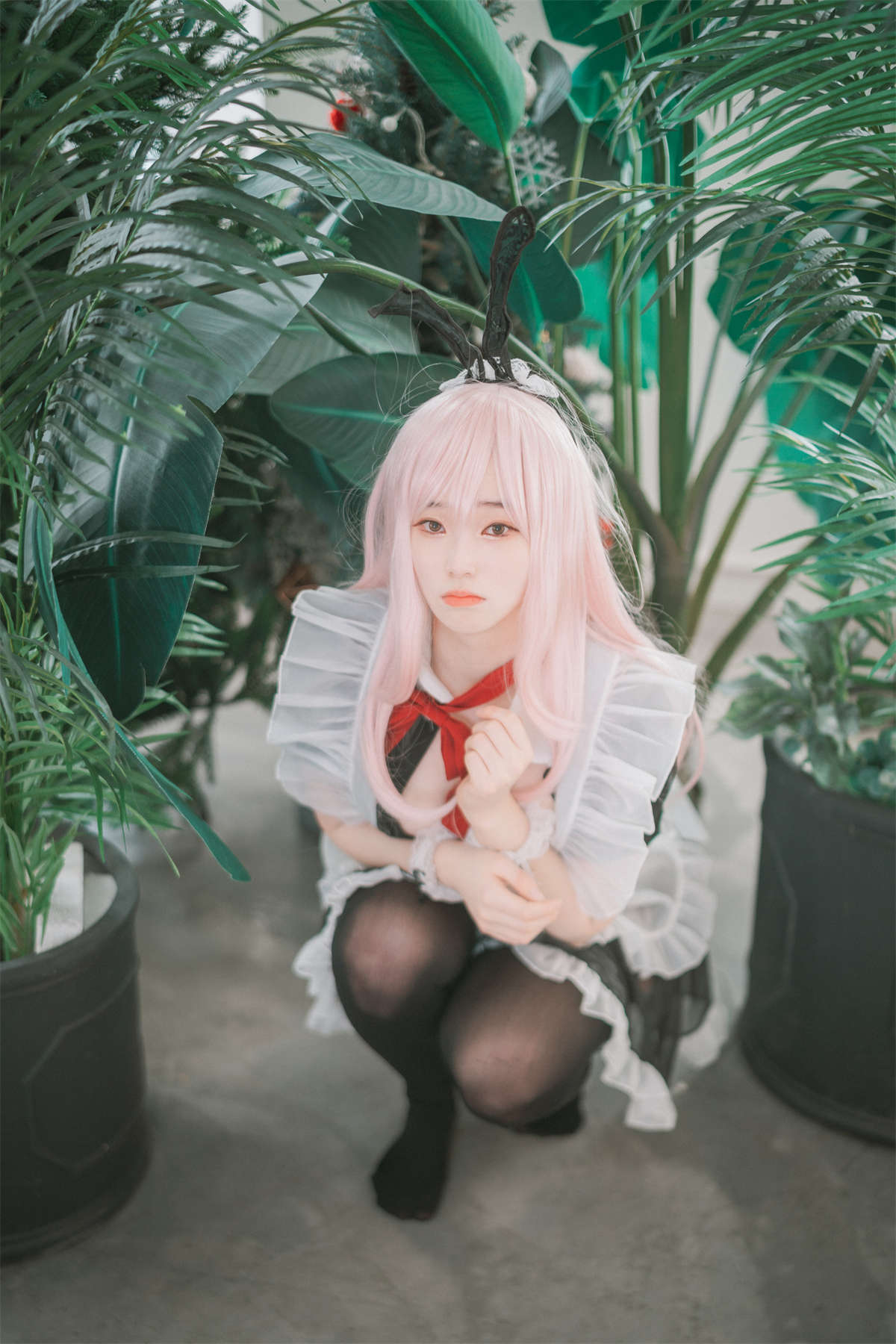 [DJAWA] BamBi – Sheer Bunny Maid-日更街拍