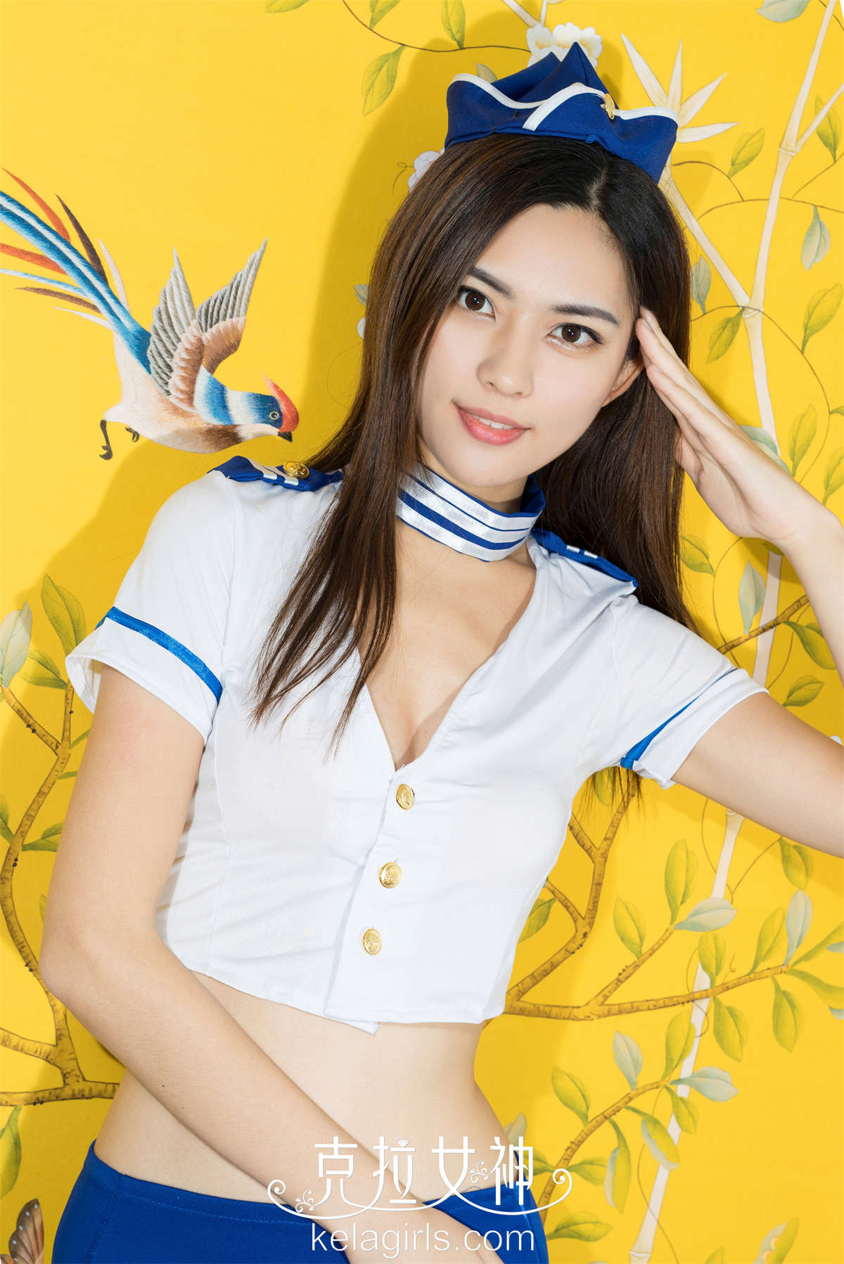 Kelagirls克拉女神 2017.03.17 柯瑾 180cm空姐性感秀-日更街拍