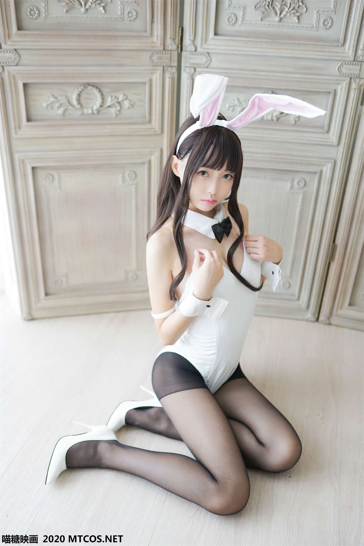 图片[2]-喵糖映画 TML.006 眠白兔女郎-日更街拍