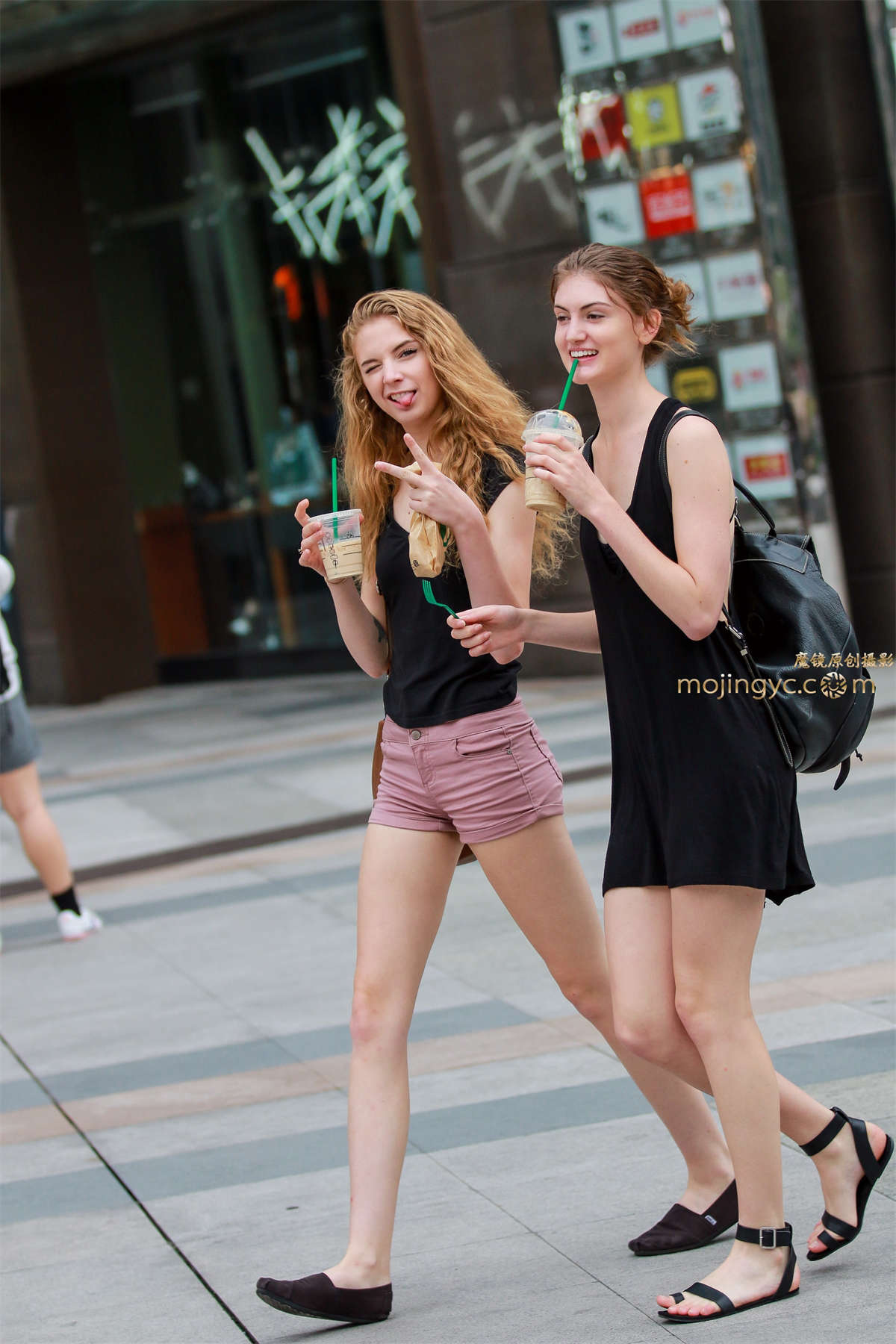 可爱的洋妞-日更街拍