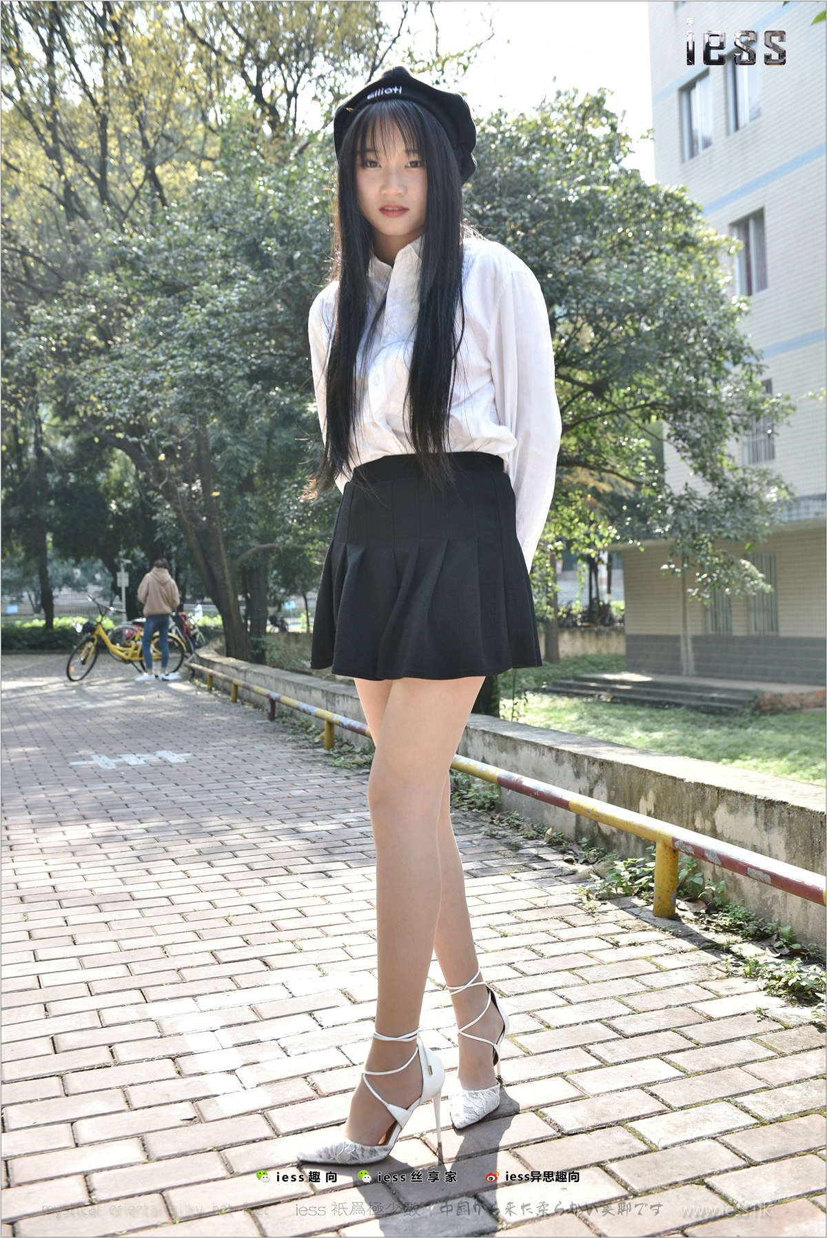 图片[2]-IESS异思趣向 丝足便当189期：若琪第一次穿高跟鞋-日更街拍