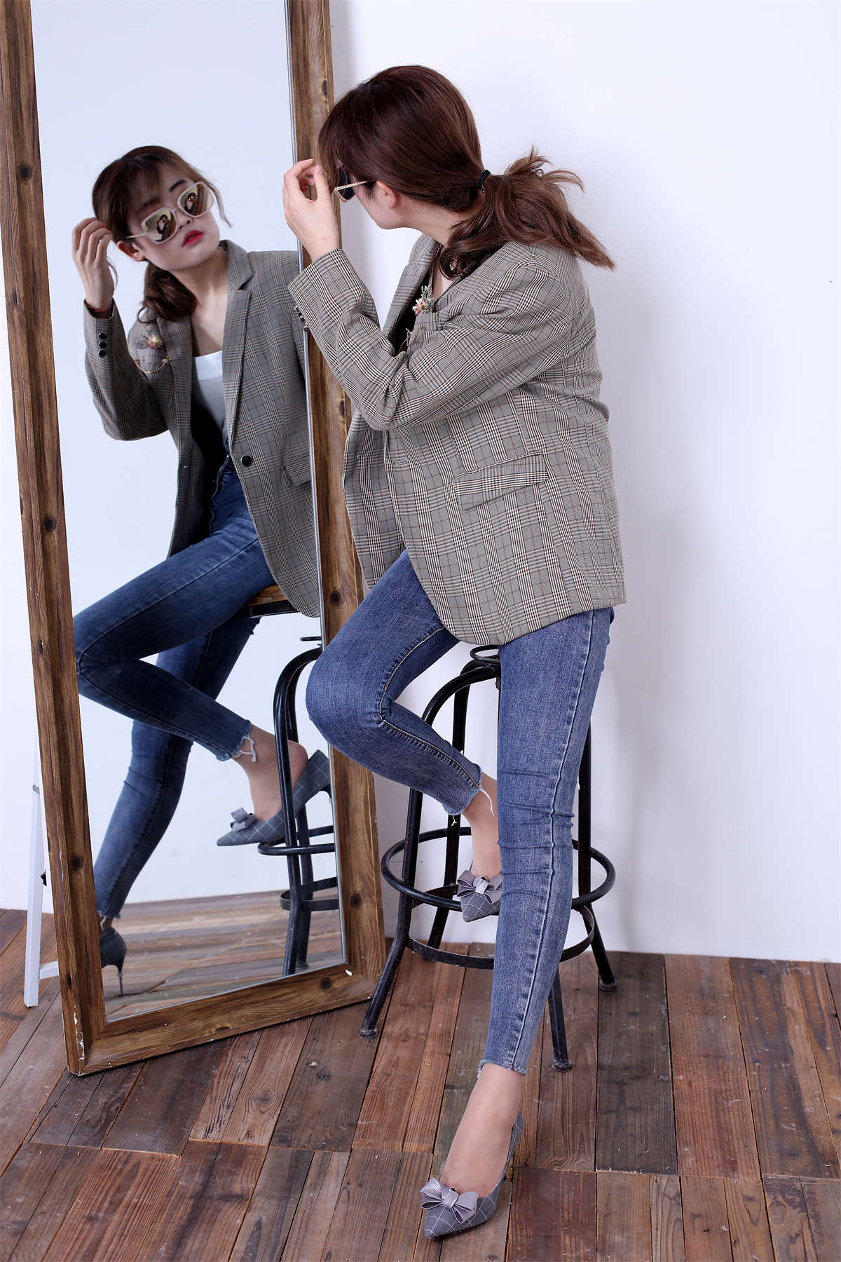 图片[2]-奈丝写真 NO.113 可乐-牛仔裤里丝-日更街拍