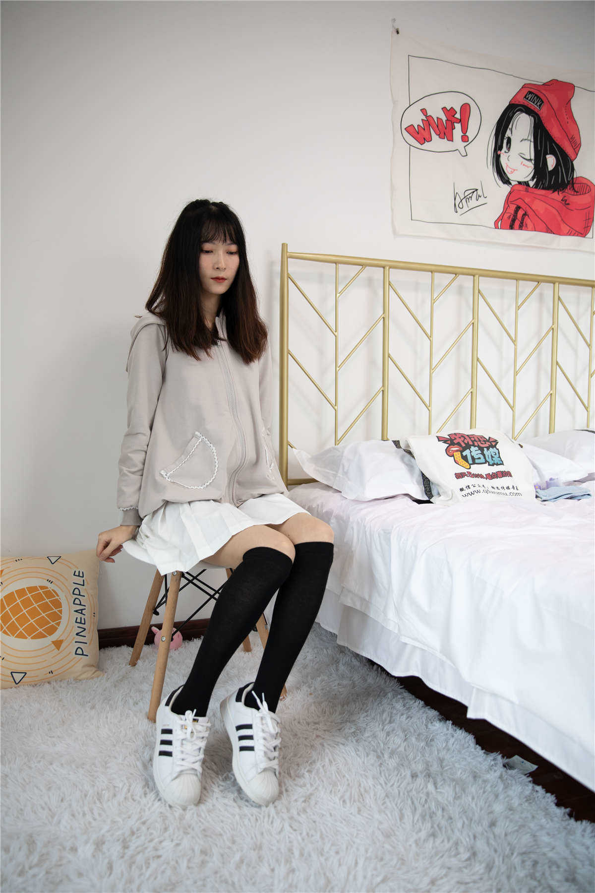 图片[2]-物恋传媒561期： 猫耳-秋水盈盈-日更街拍