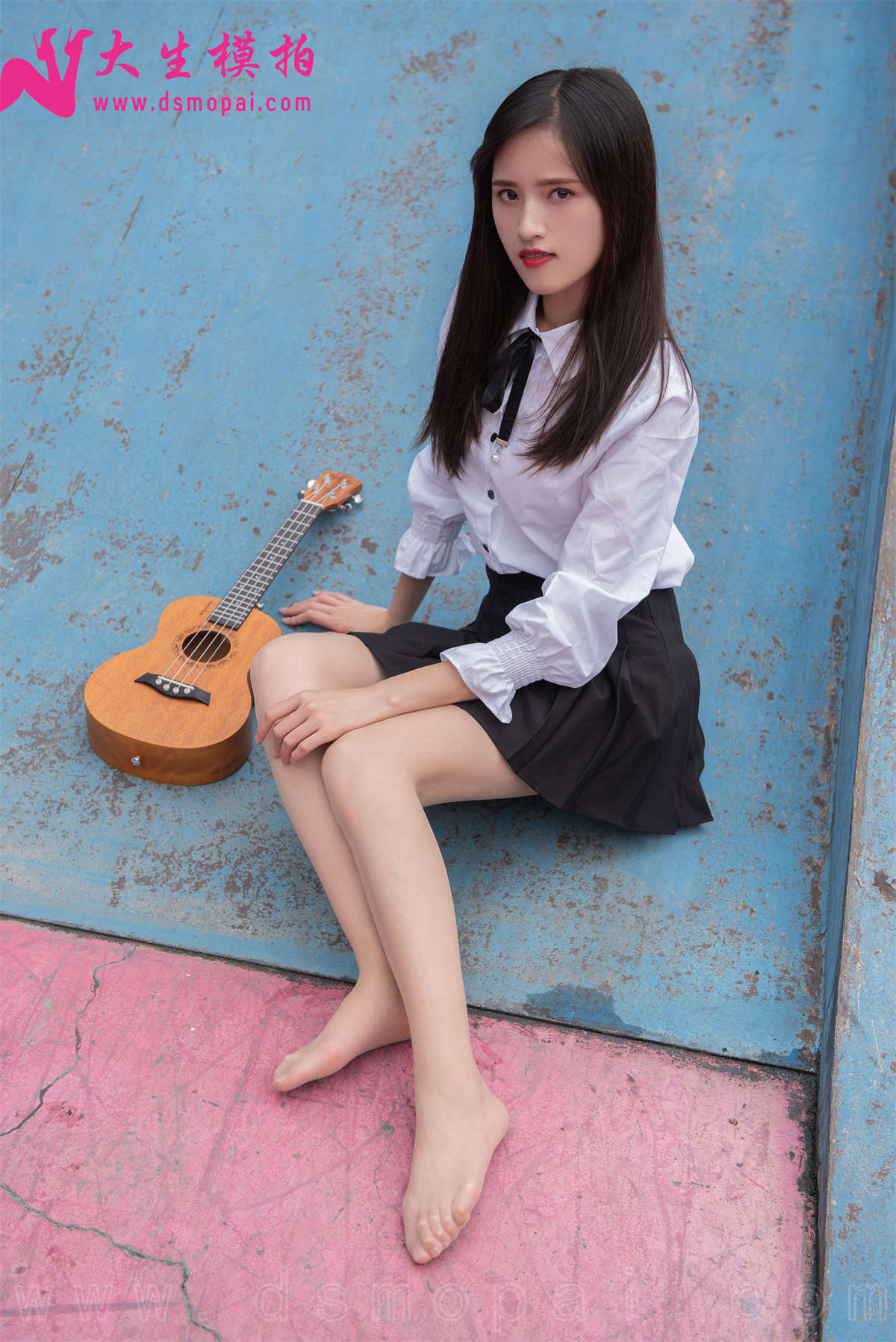 大生模拍 NO.150 师师 尤克里里女孩-日更街拍