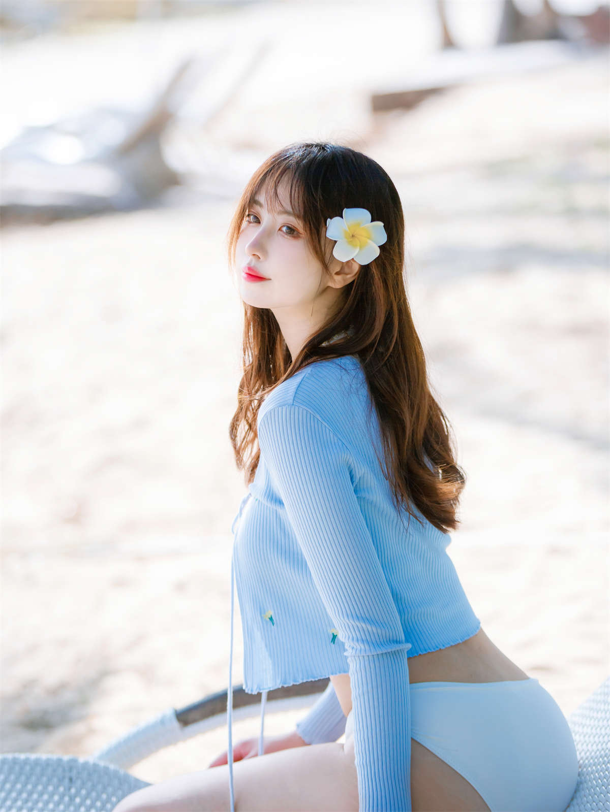 YITUYU艺图语 2023.12.07 海边嬉戏 念雪ww插图1