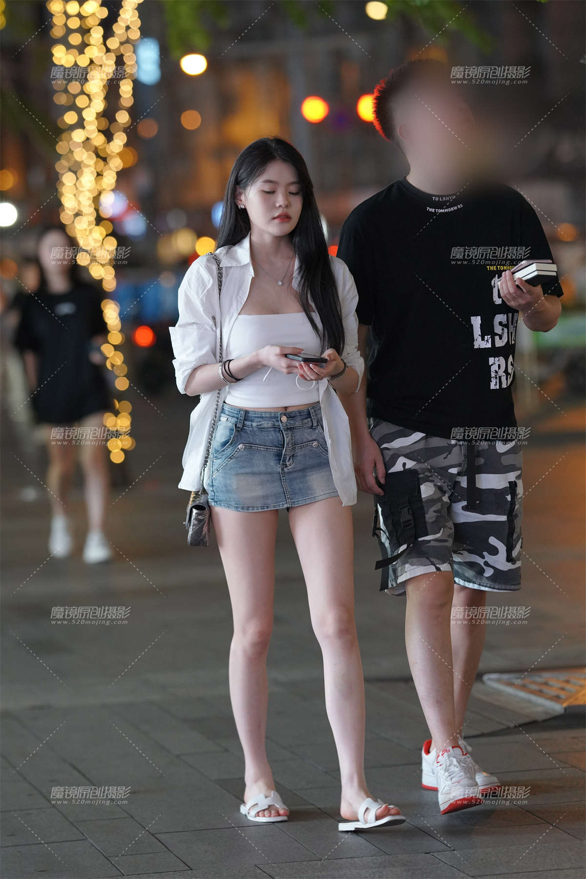 肤白貌美大长腿-日更街拍