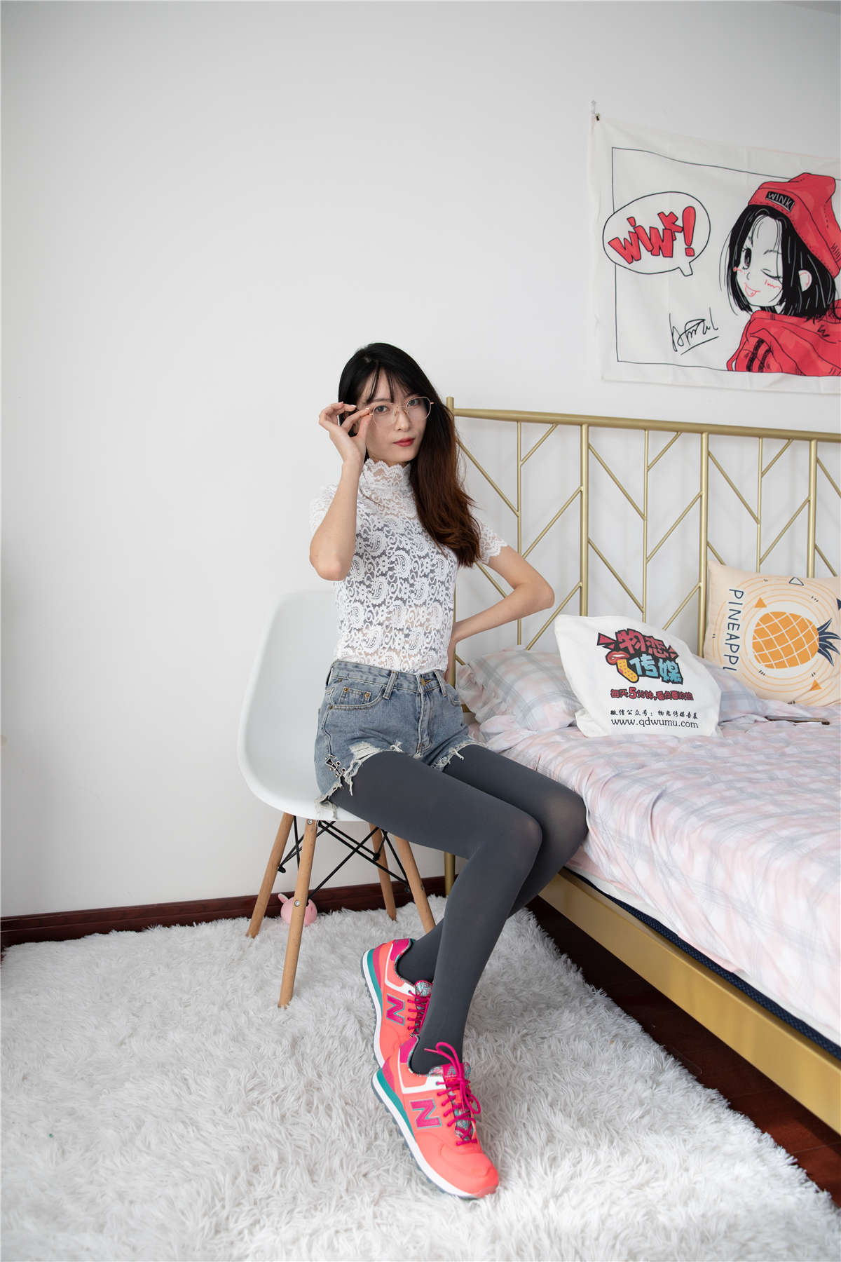 图片[2]-物恋传媒547期：猫耳-流光红枫-日更街拍