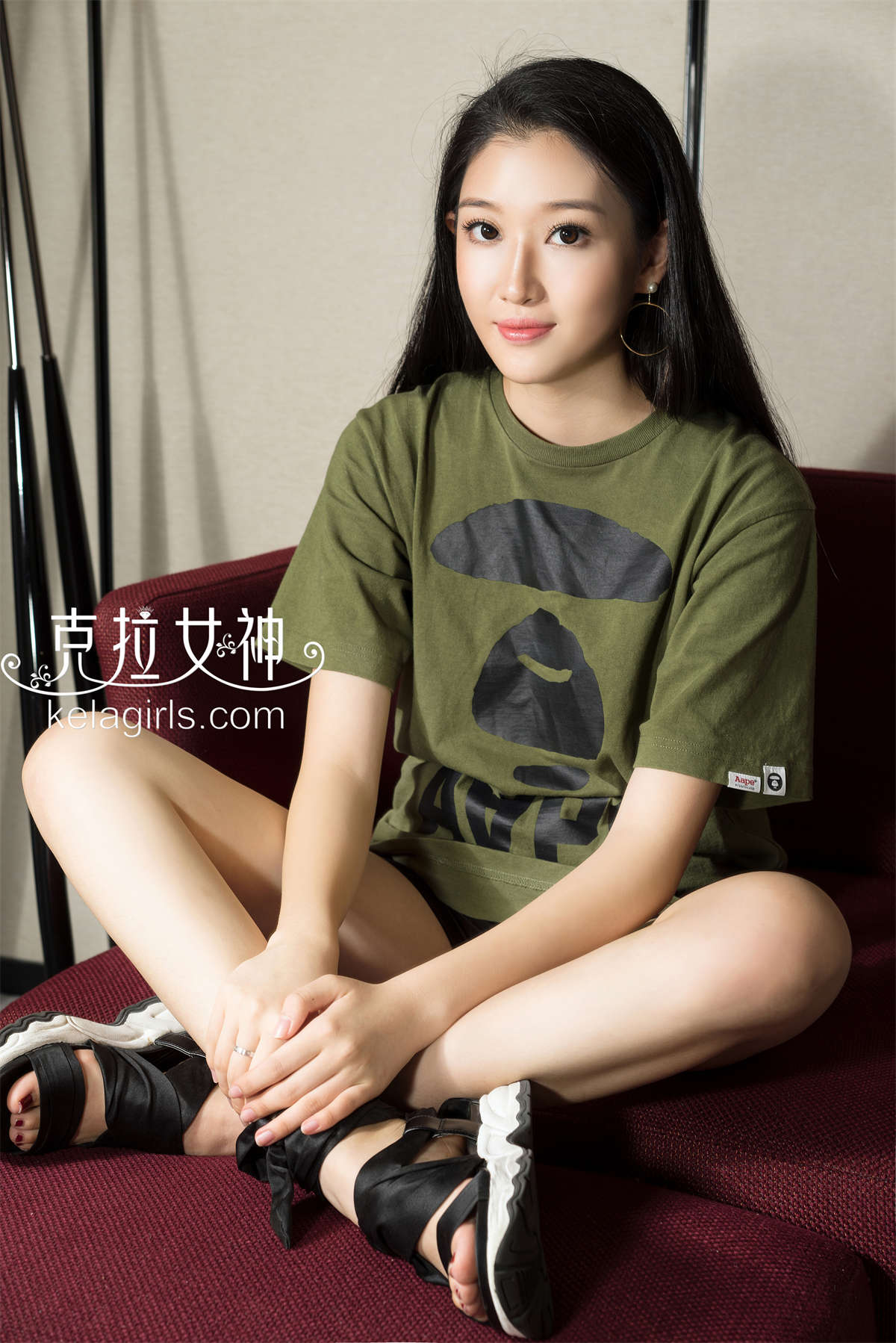 Kelagirls克拉女神 2017.03.19 思茹 黑丝衬赤足插图1