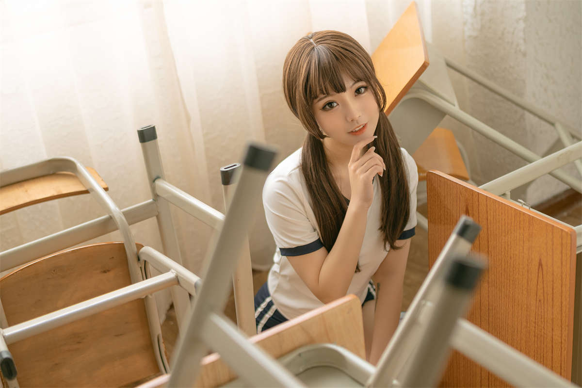 图片[2]-桃良阿宅 体操服-日更街拍