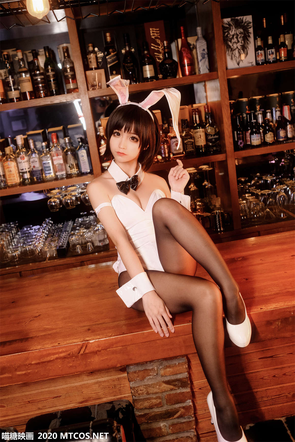 喵糖映画 TML.009 沫沫兔女郎-日更街拍