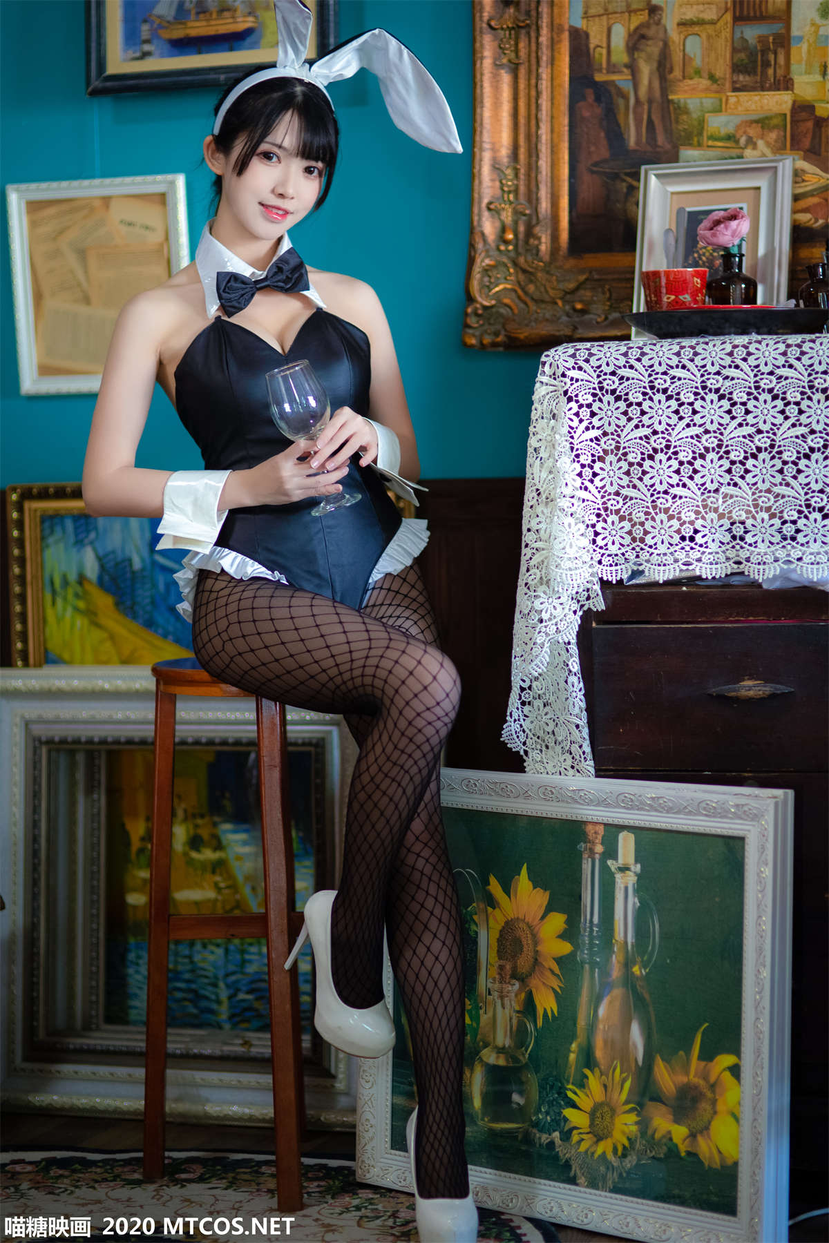 图片[2]-喵糖映画 TML.010 加藤惠兔女郎-日更街拍