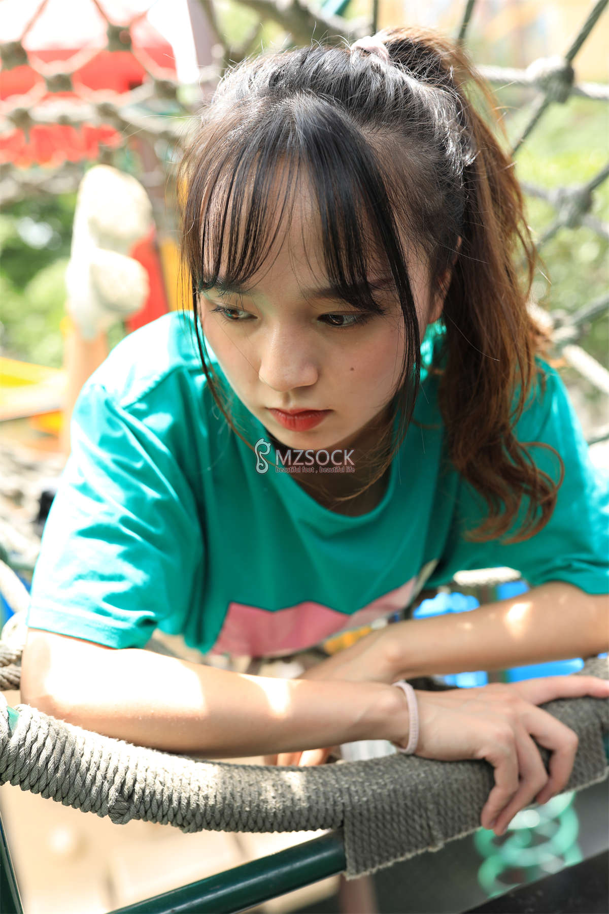 图片[2]-MZSOCK-2019 NO.047 悦悦-日更街拍