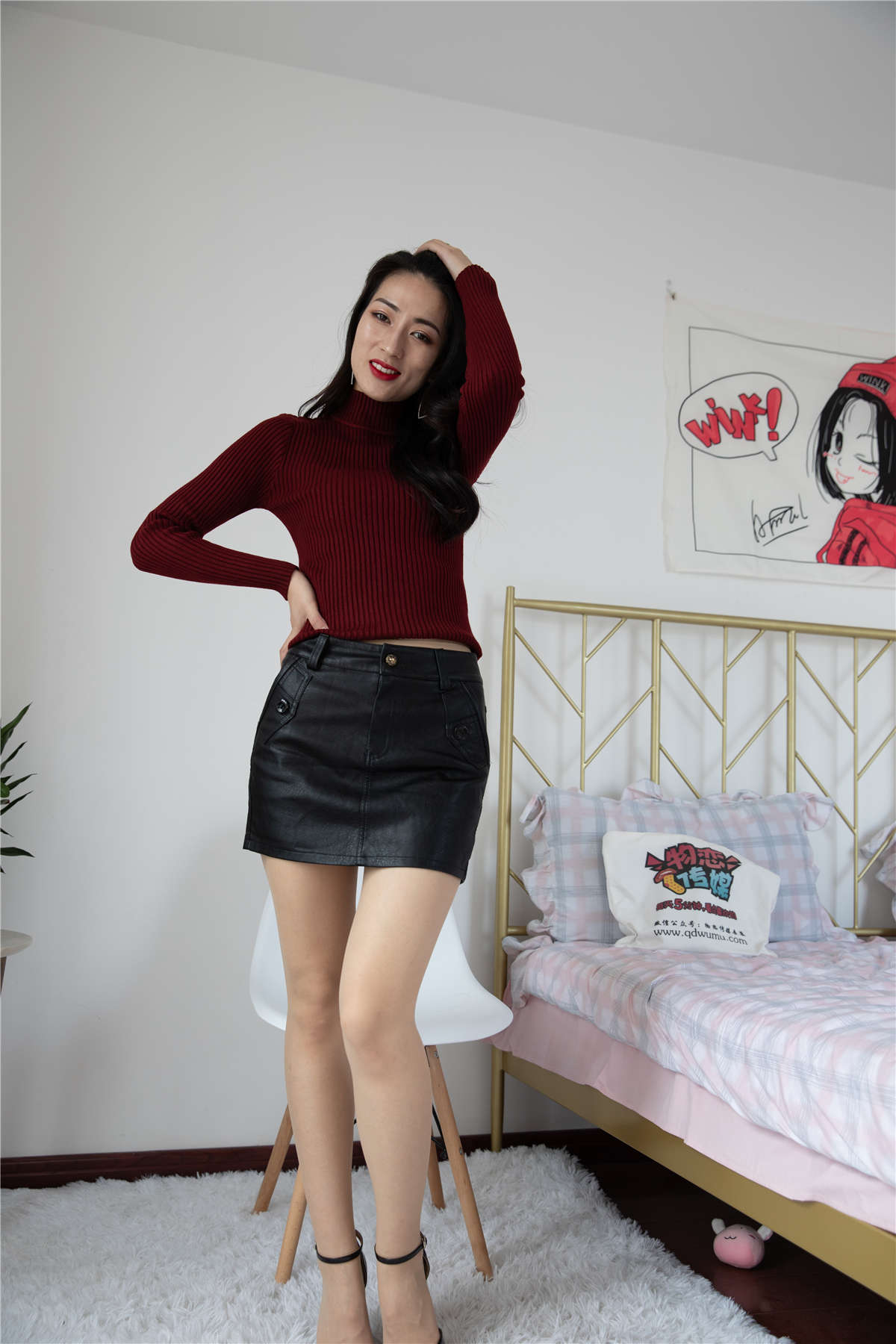 物恋传媒549期：小茶-温暖的橘-日更街拍