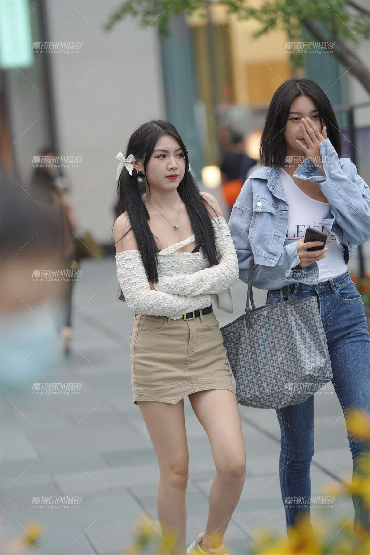 闺蜜-日更街拍