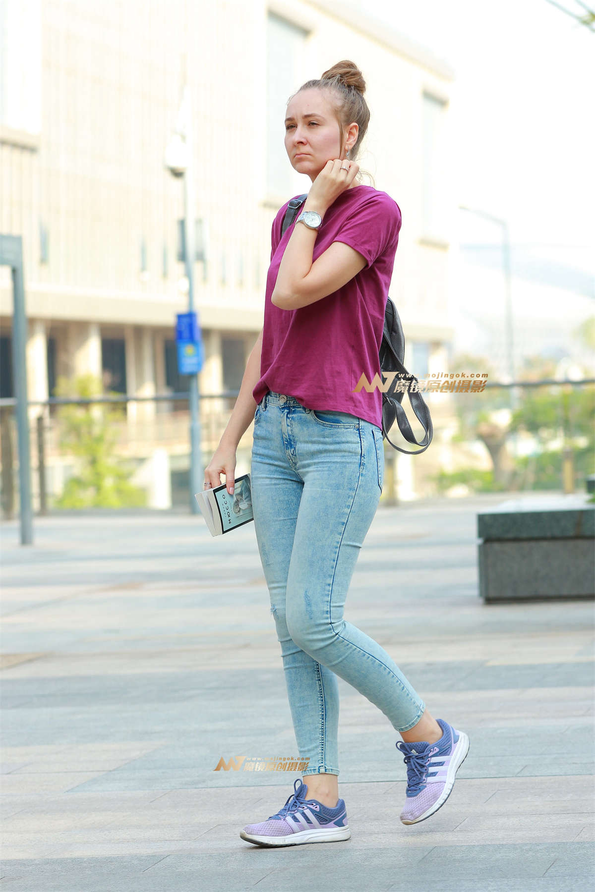 高挑 大长腿 紧牛-日更街拍