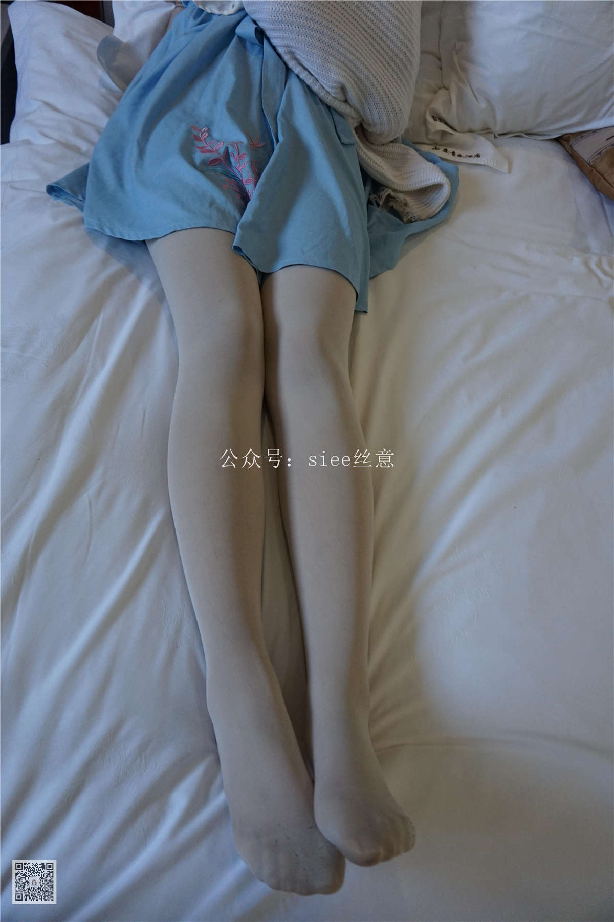 图片[2]-SIEE丝意 NO.040 曦曦 浅蓝色古风-日更街拍