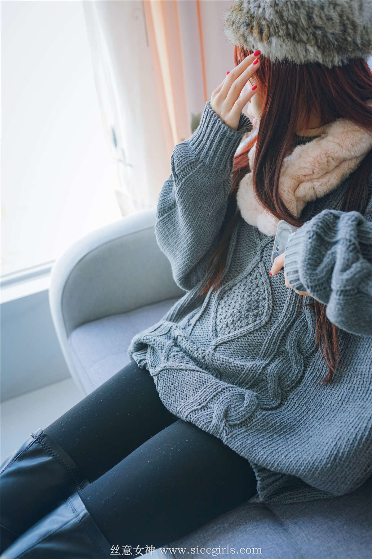 图片[2]-SIEE丝意 NO.378 芊芊 秋意未尽，冬又望望（下）-日更街拍