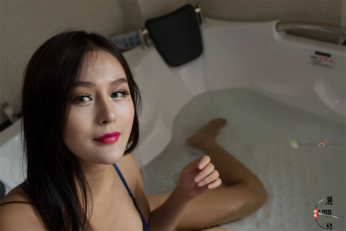 图片[2]-LISS丽丝映像 NO.084 蓝色内衣-日更街拍