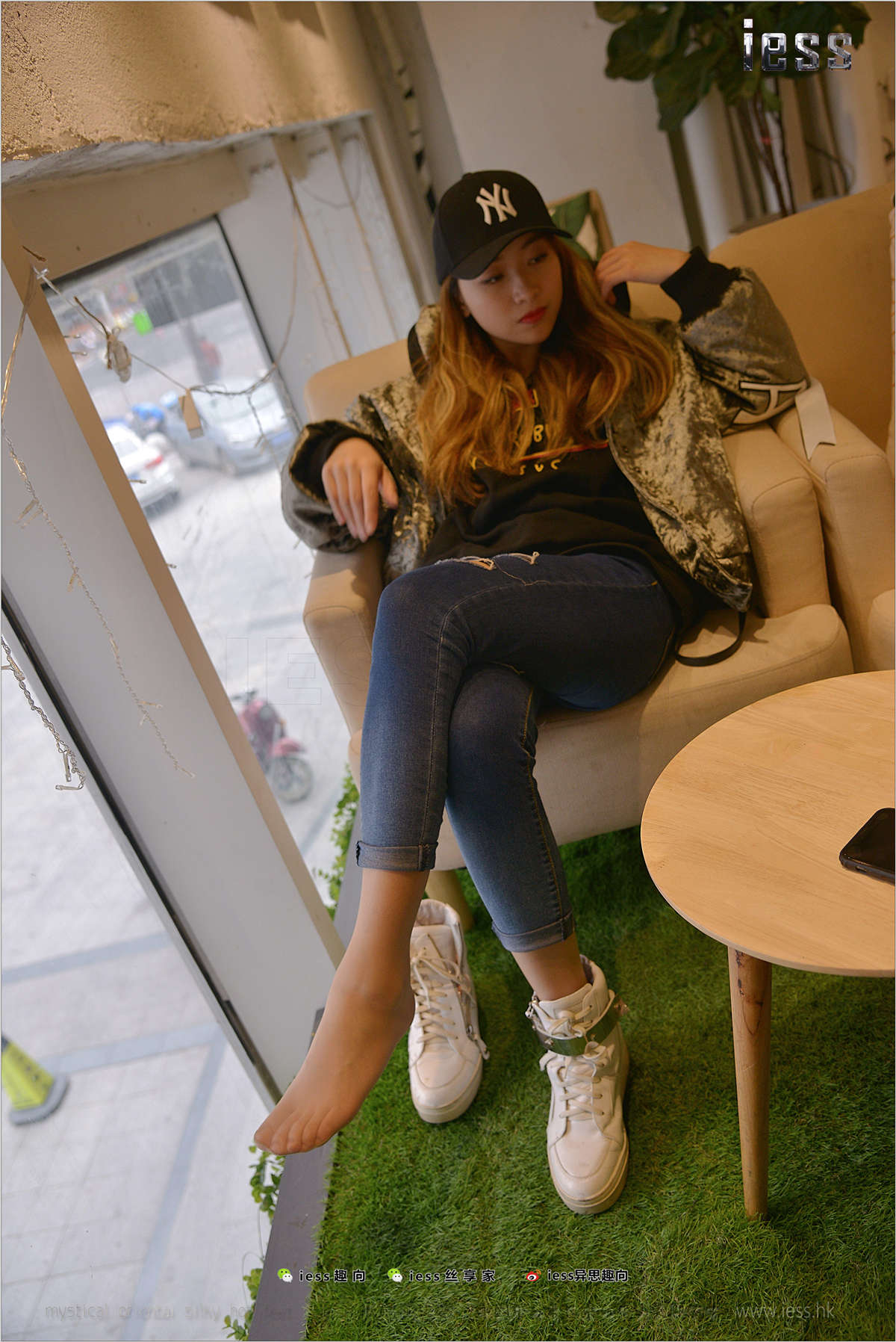 IESS异思趣向 丝足便当194期：爱的双重奏① 小捷-日更街拍