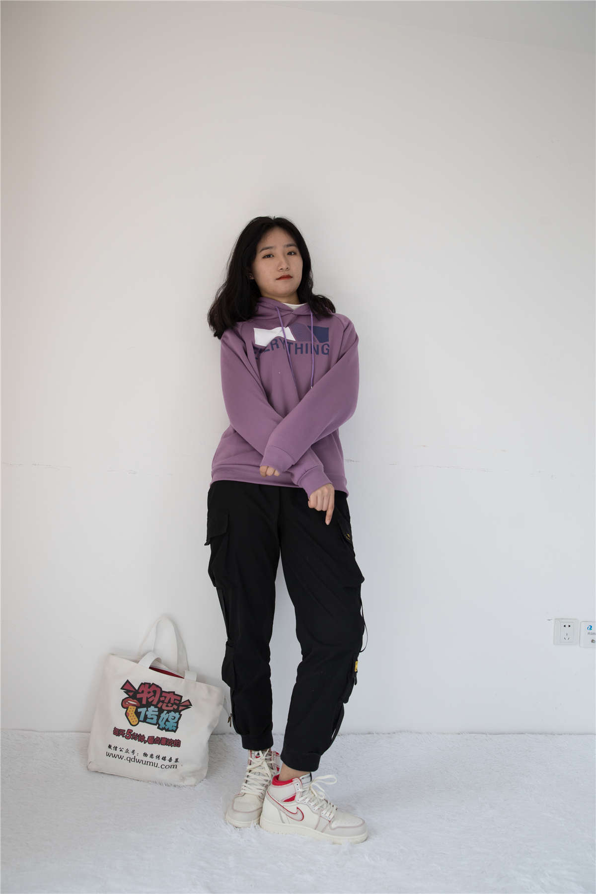 图片[2]-物恋传媒373期：小昭-梦幻香芋紫-日更街拍