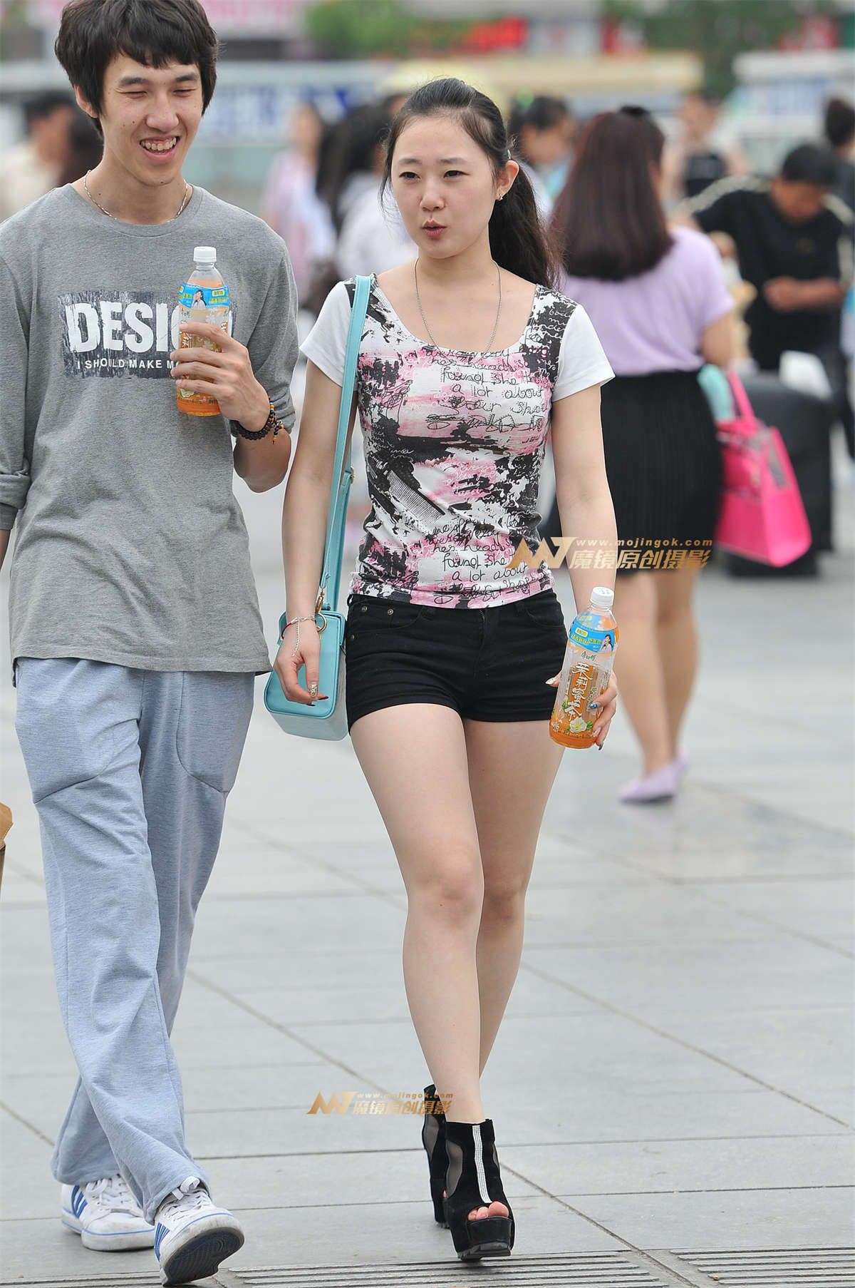 紧致热裤 健美长腿-日更街拍