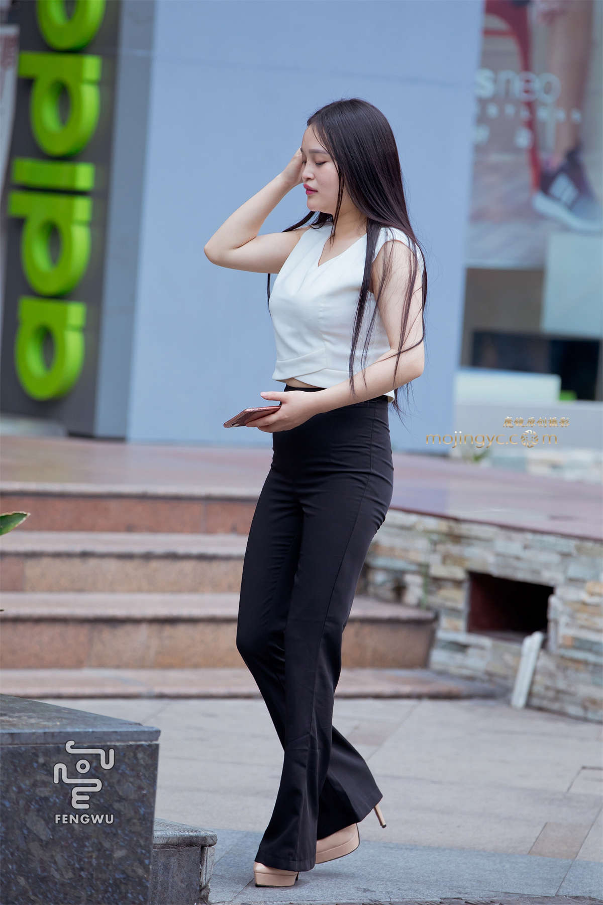 图片[2]-紧身长裤，高跟（13）-日更街拍