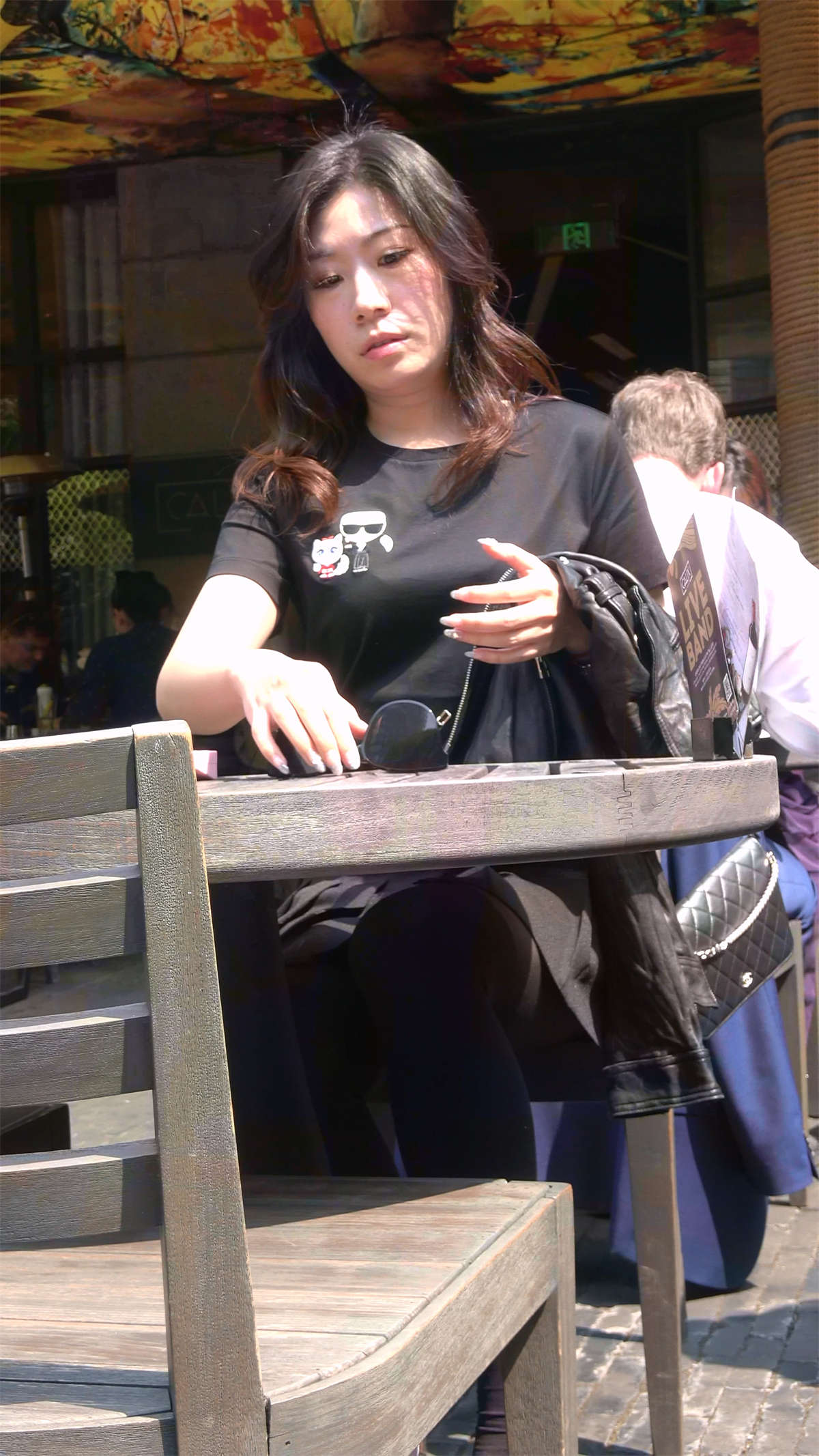 图片[2]-性感细高跟黑丝短裙成熟型美女-日更街拍