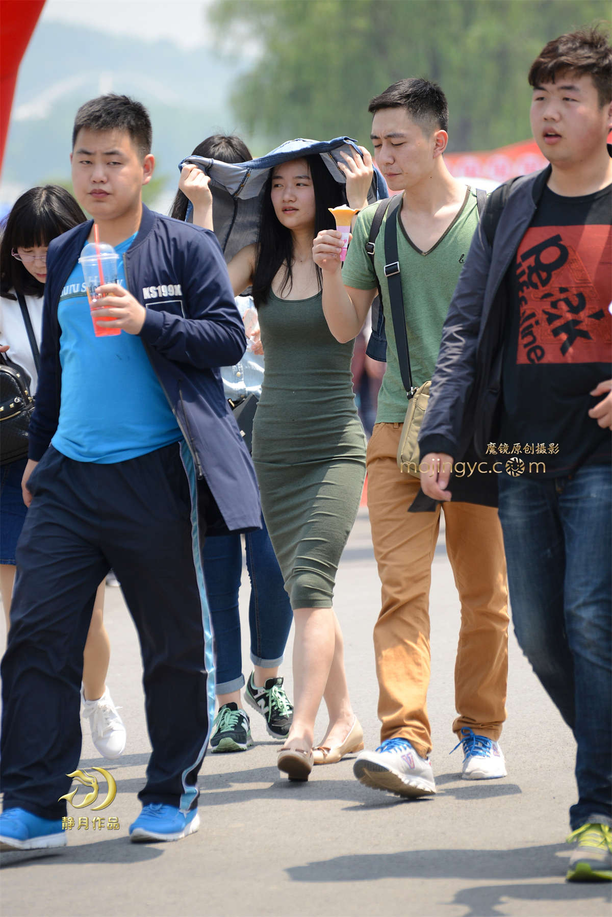 图片[2]-怕晒的长裙妹子-（14P）-日更街拍