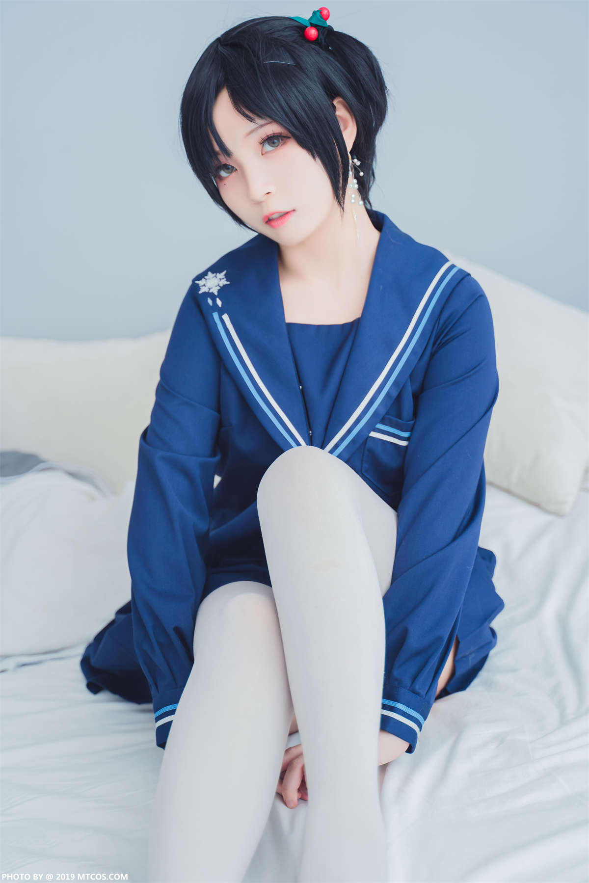 图片[2]-喵糖映画 VOL.010 大眼JK妹-日更街拍