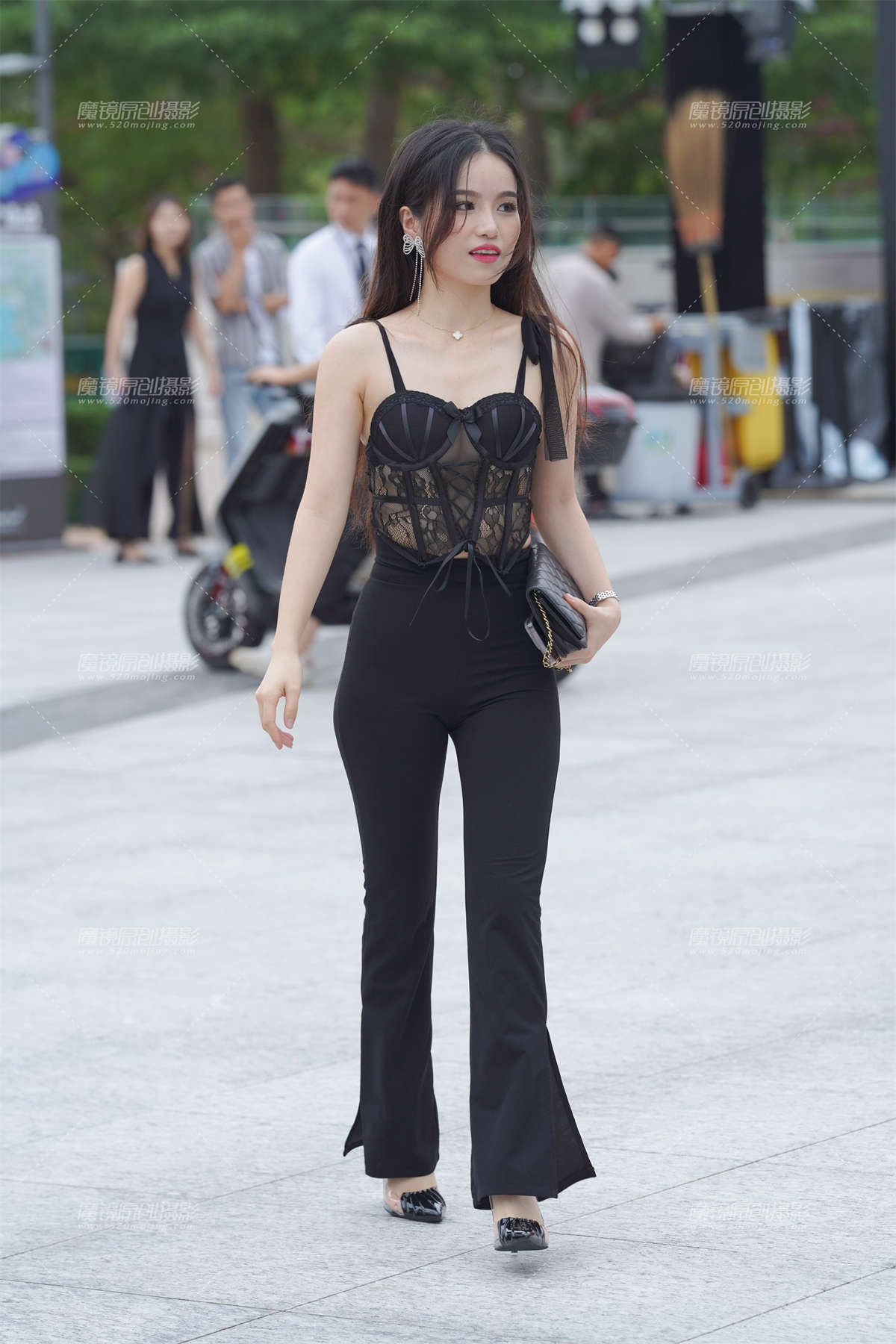 魅力黑裤-日更街拍