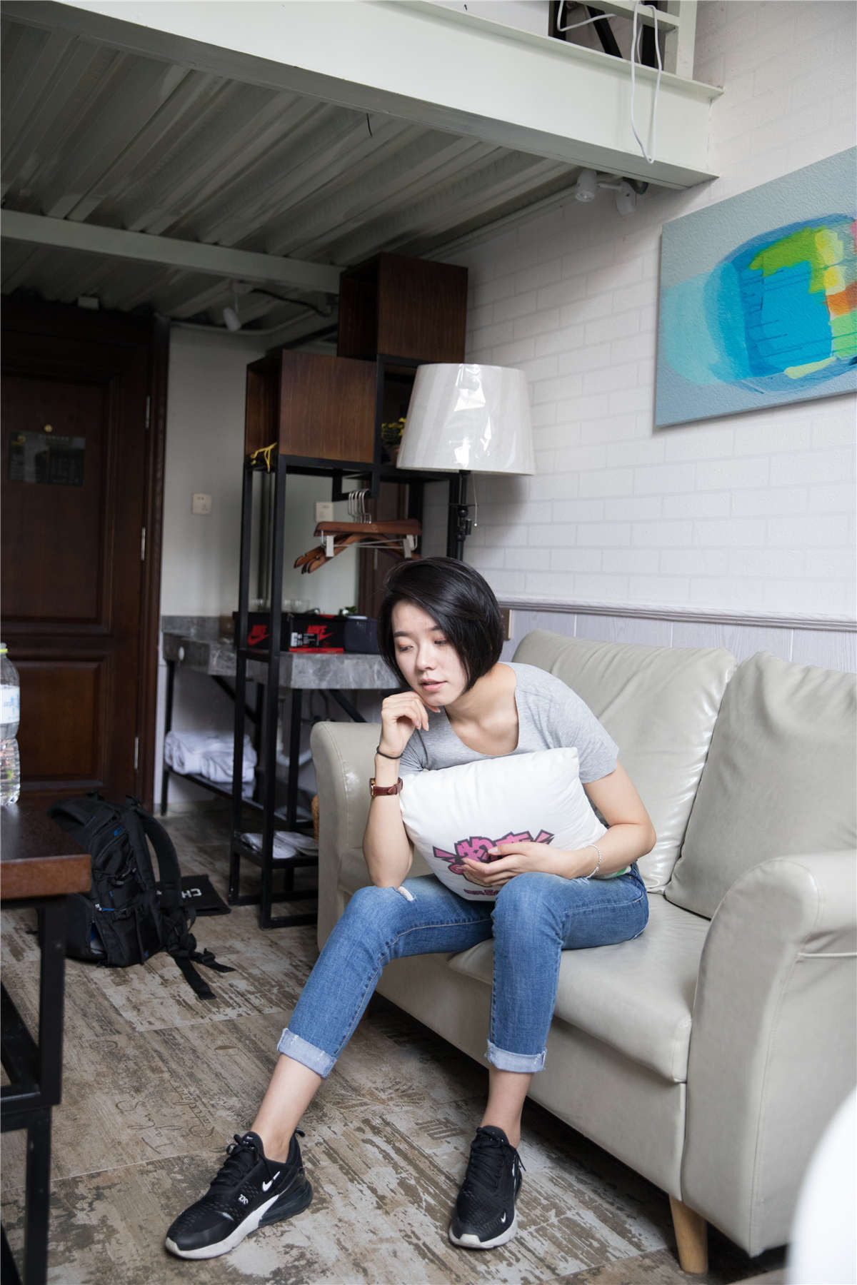 图片[2]-物恋传媒163期：小飞-夏日的薄荷茶姑娘-日更街拍