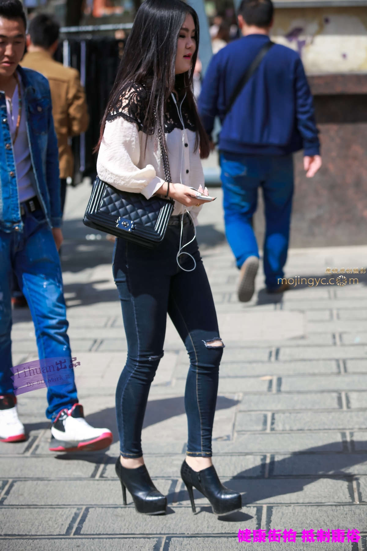 李欢原创-牛仔，超丰腴（12P）-日更街拍