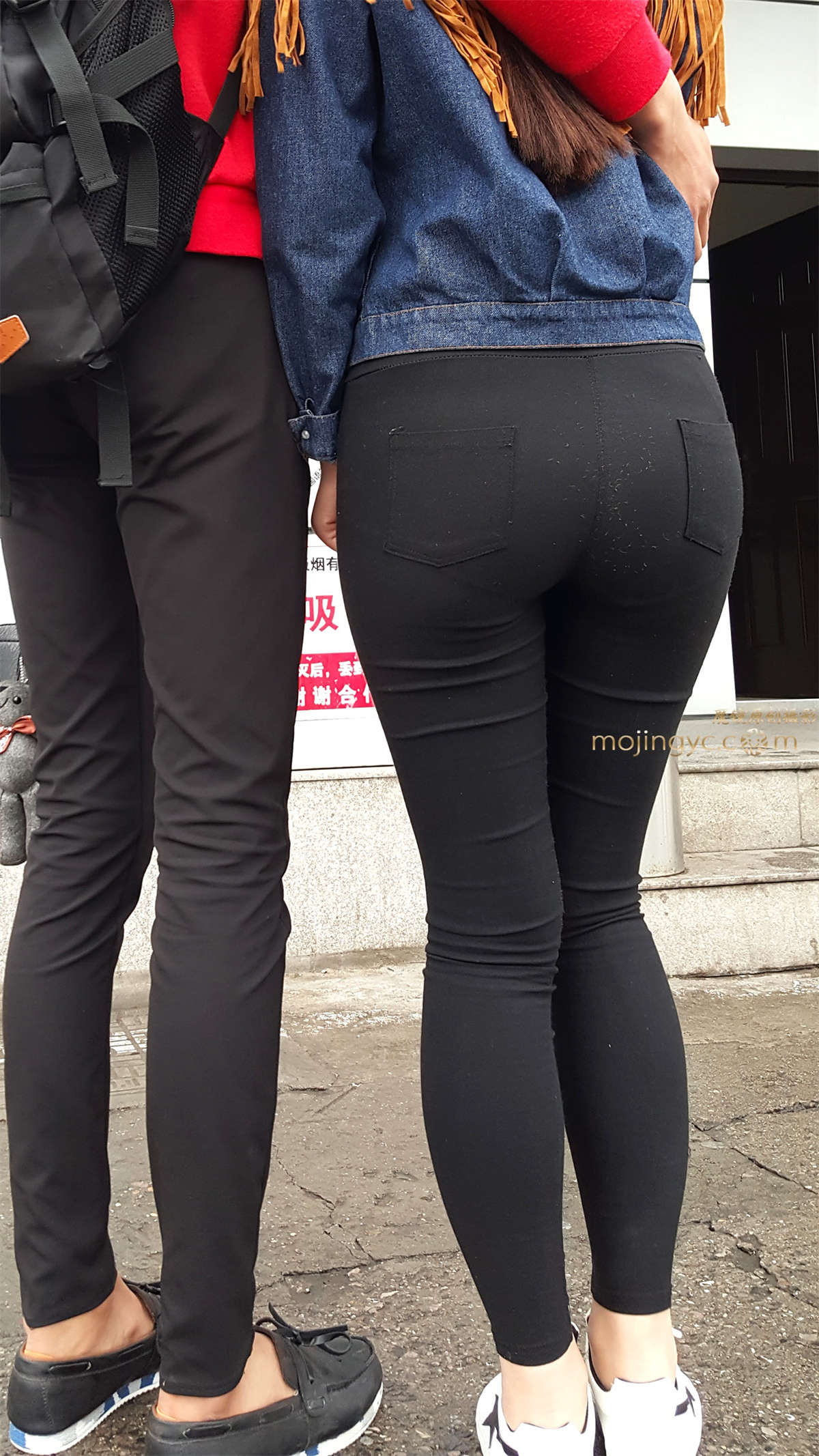 图片[2]-手机拍摄-黑裤妹子-（9P）-日更街拍