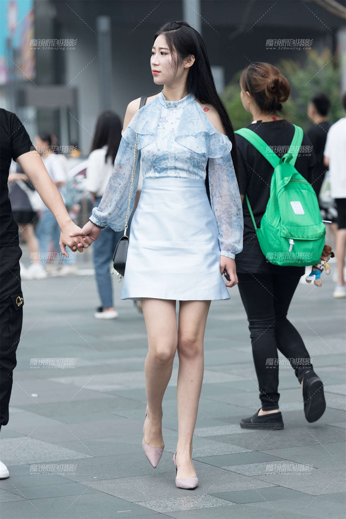 连衣裙美女-日更街拍