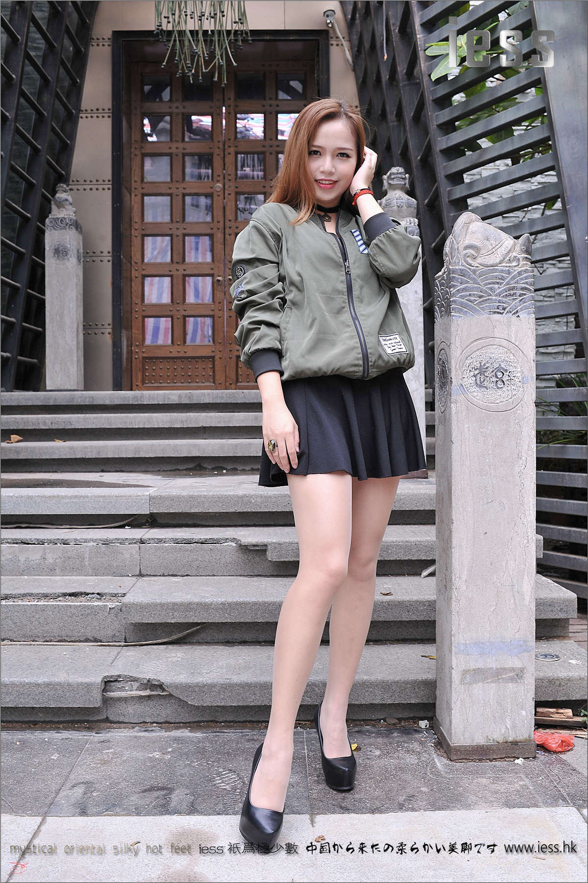 IESS异思趣向 丝足便当078期：户外肉丝 洋洋-日更街拍