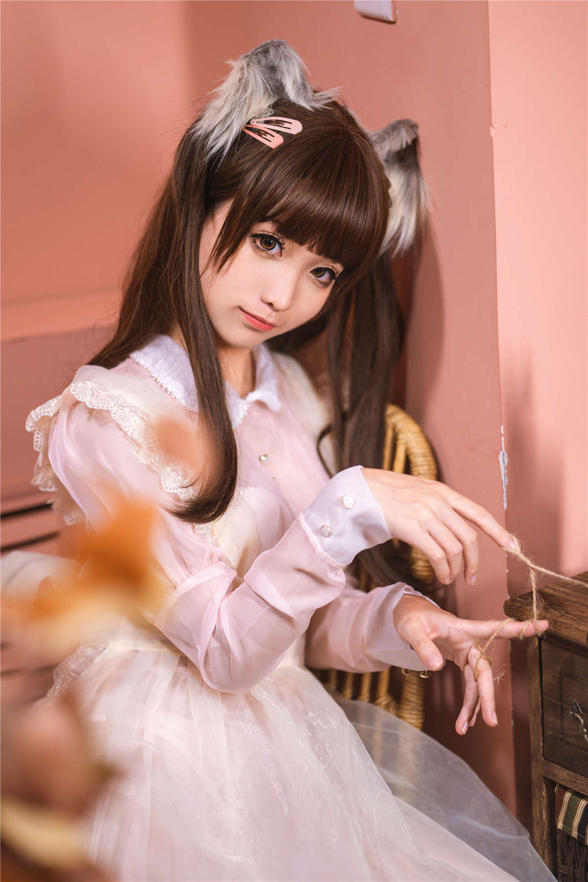 图片[2]-知名动漫博主-蠢沫沫 粉透明女仆-日更街拍