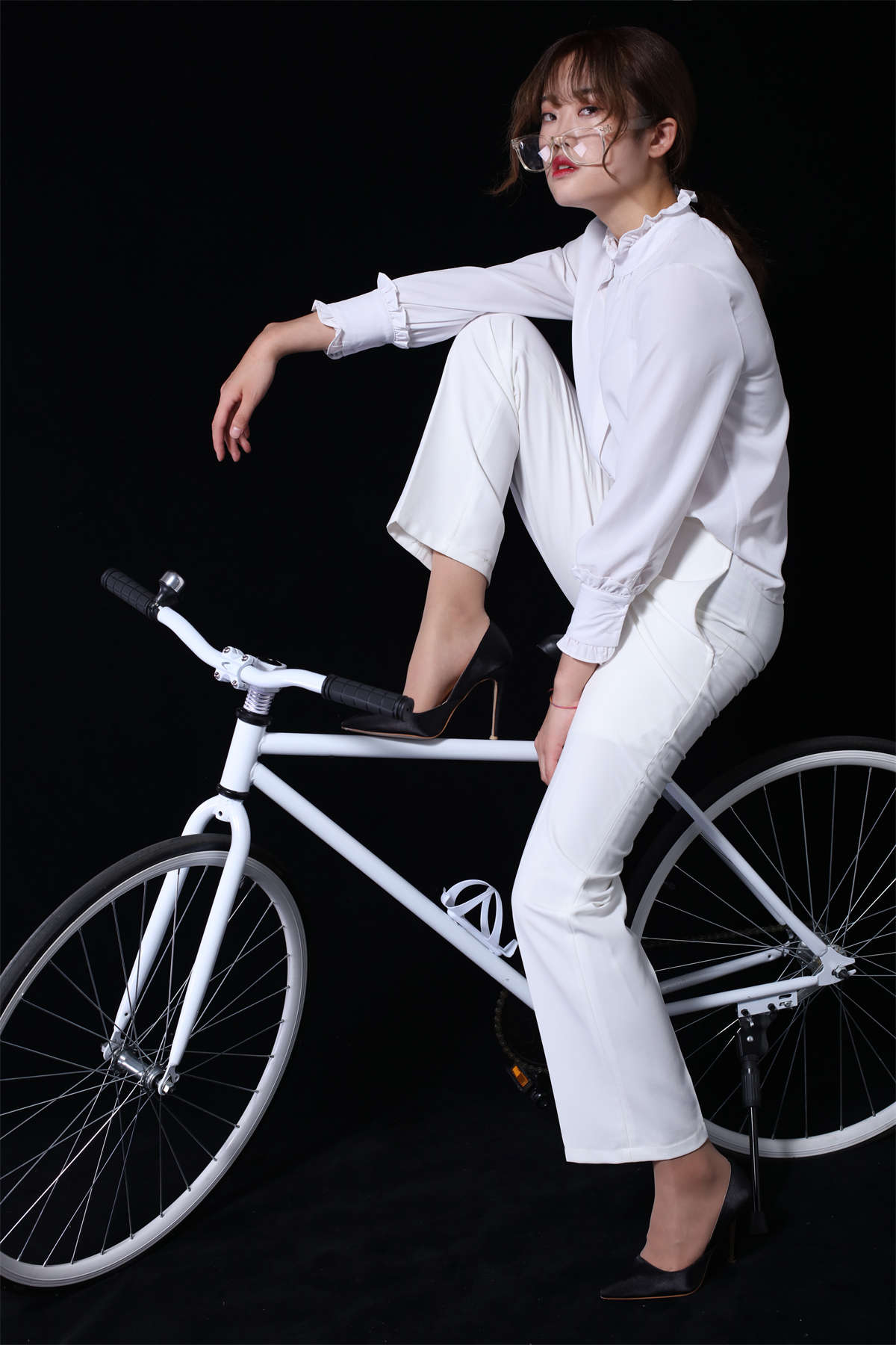 图片[2]-奈丝写真 NO.126 可乐-御姐套装 裤里丝-日更街拍