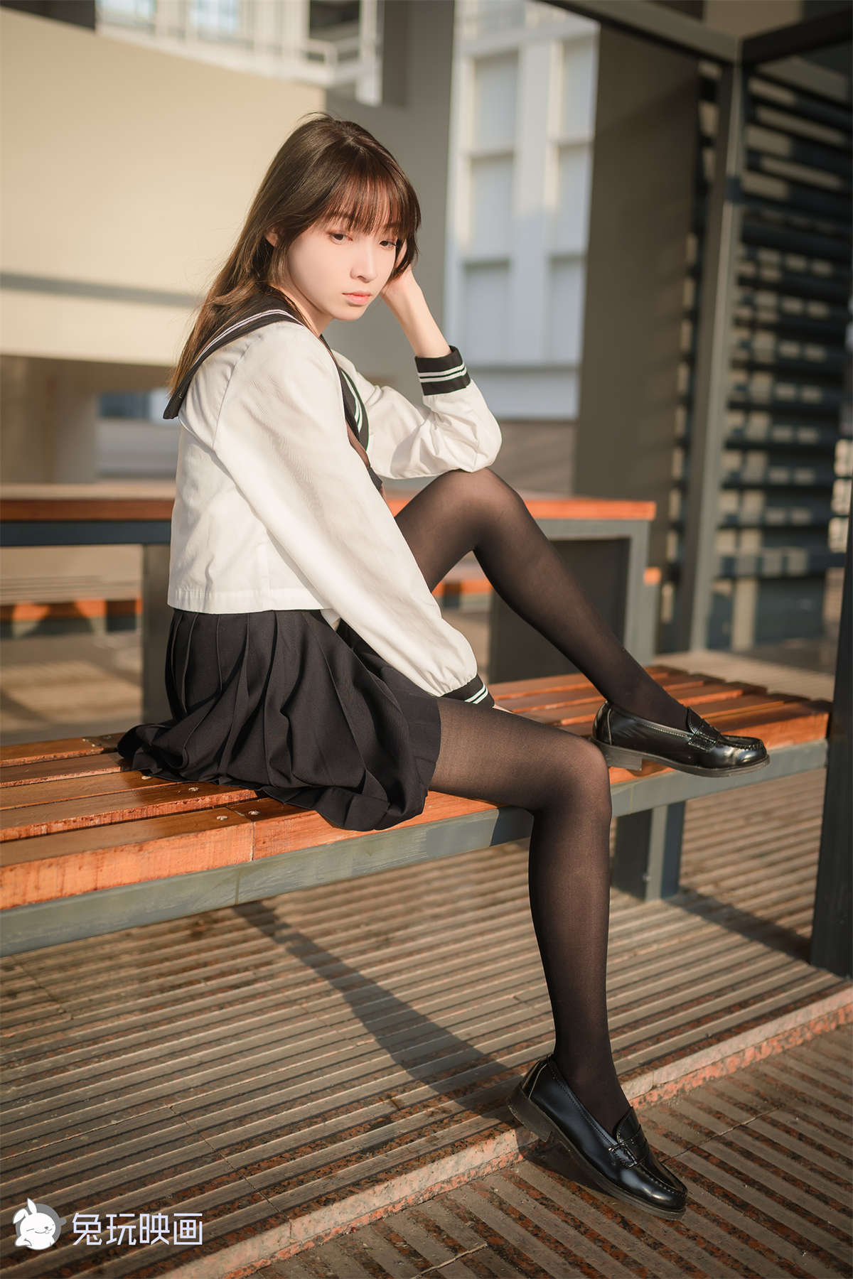 兔玩映画 B94.004 黄昏里的JK插图1