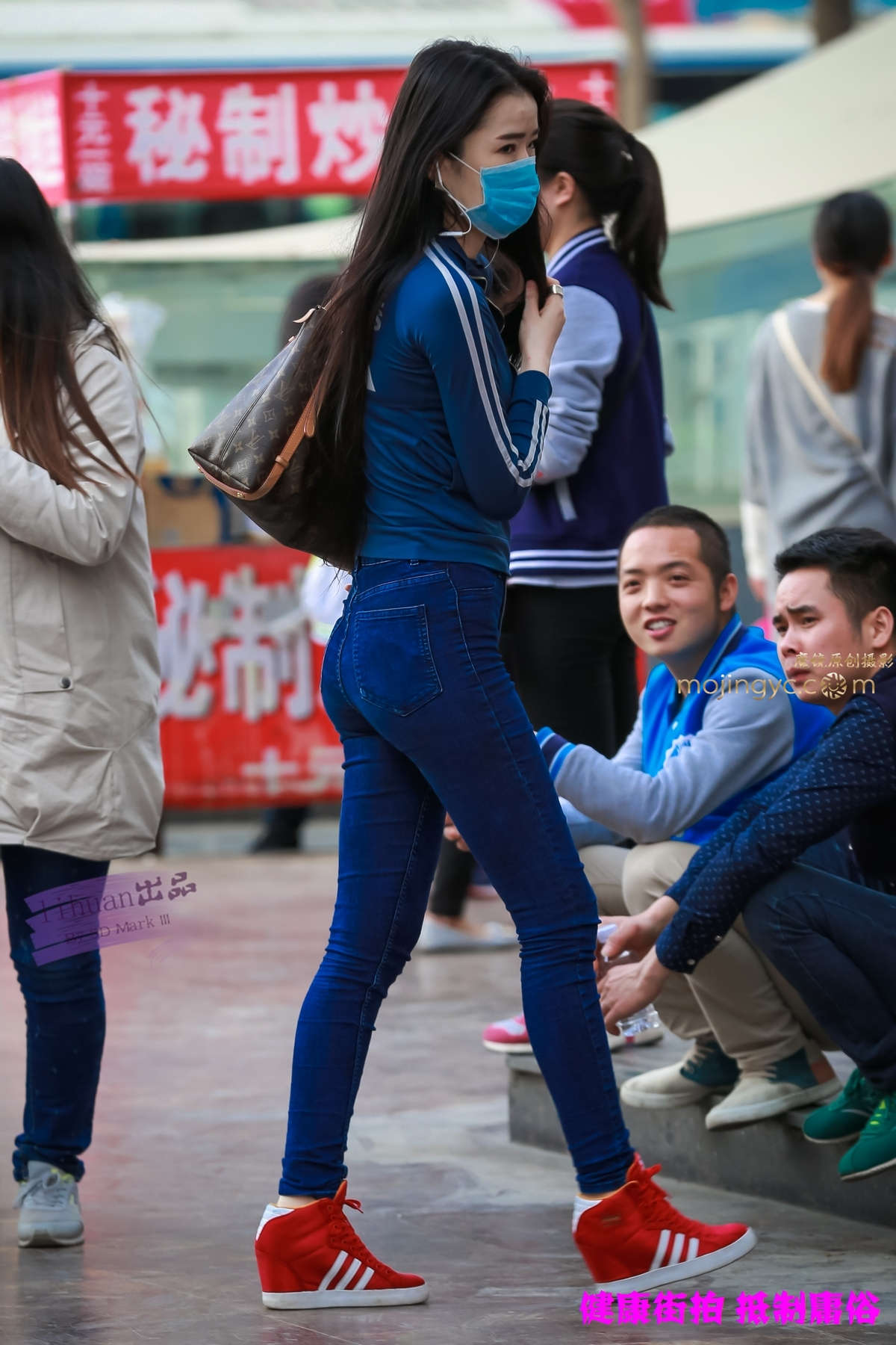 图片[2]-李欢原创-牛仔，紧翘（8P）-日更街拍