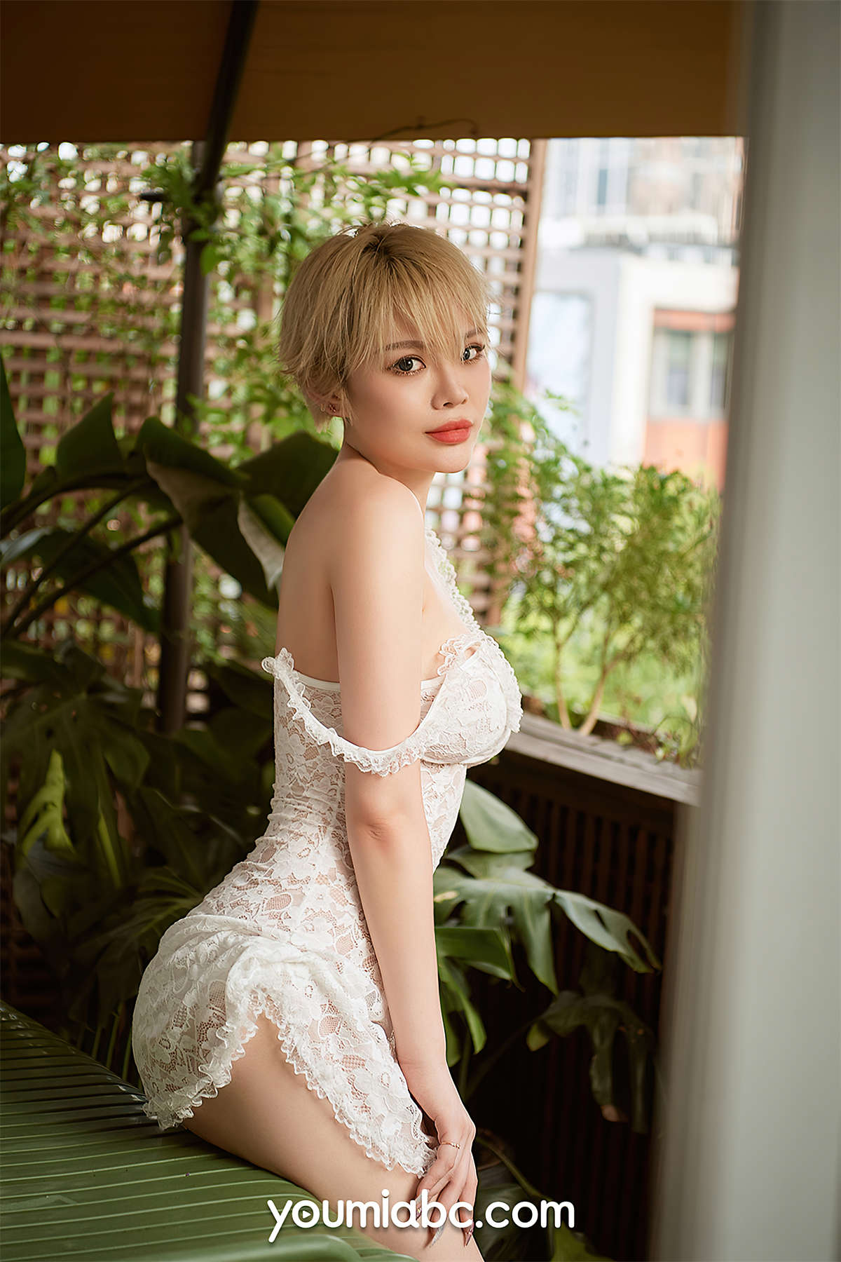 图片[2]-YouMi尤蜜 2020.09.23 撩拨の温柔 Heidi-日更街拍