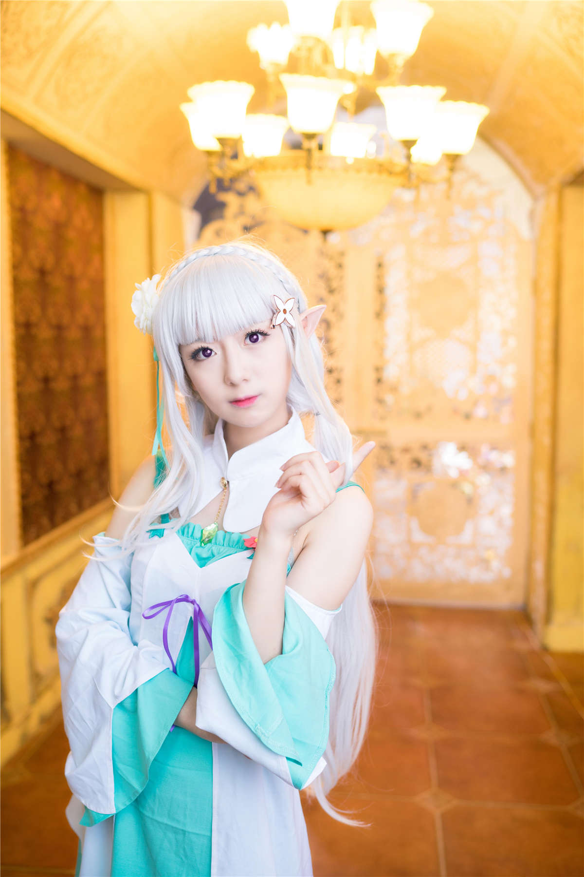 图片[2]-知名动漫博主-弥音音No.19 艾米莉娅-日更街拍