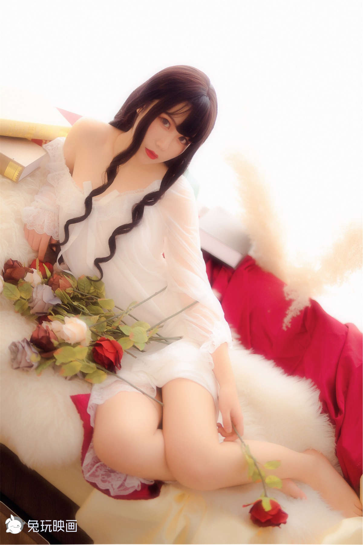 兔玩映画 B94.007 油画少女插图1