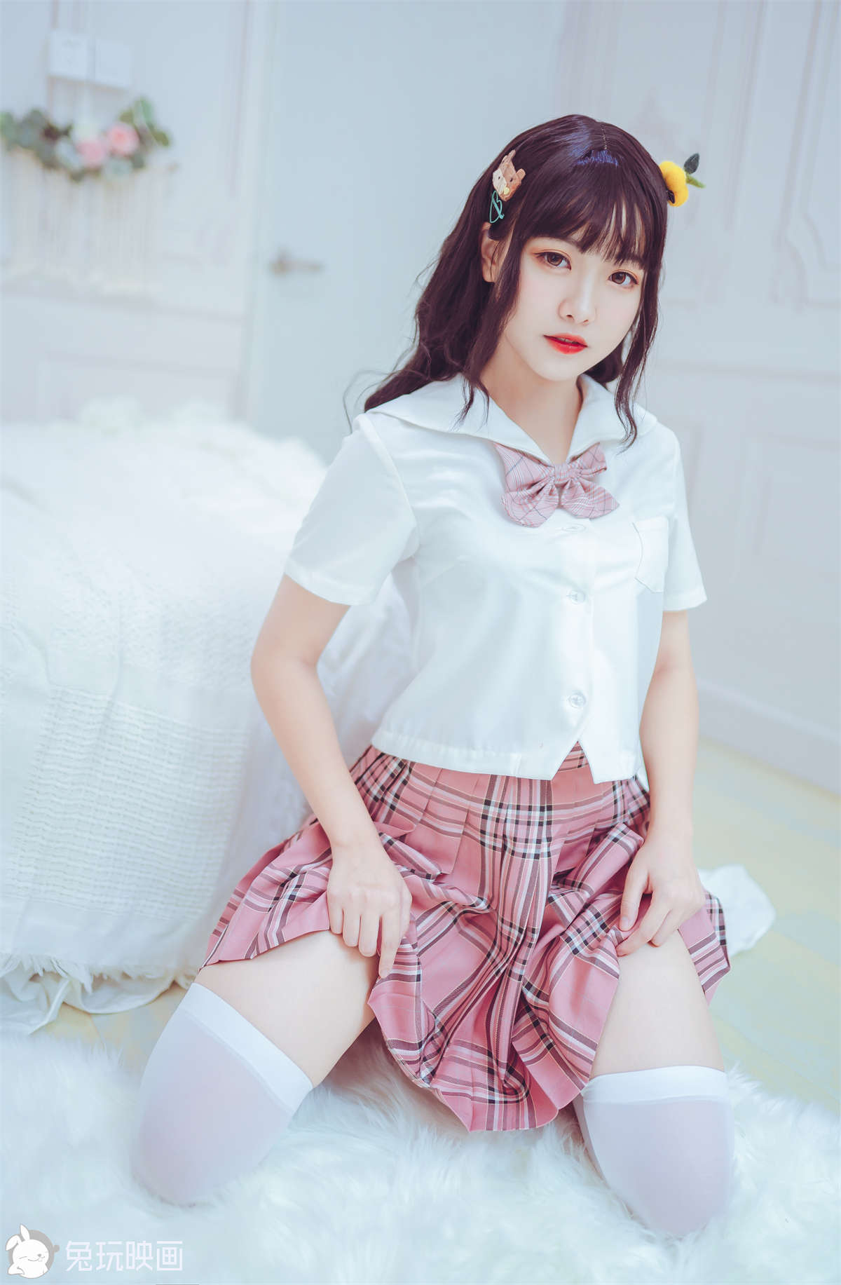 图片[2]-兔玩映画 VOL.028 红粉佳人-日更街拍