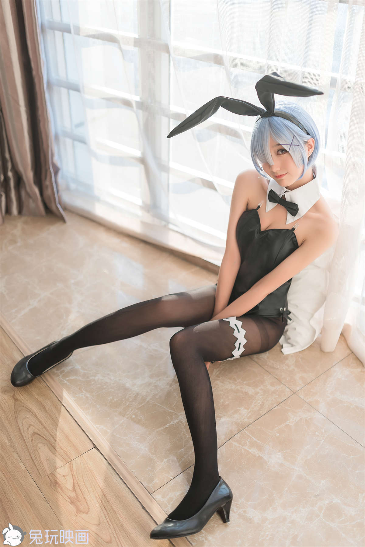 图片[2]-兔玩映画 兔女郎 VOL.002 雷姆-日更街拍