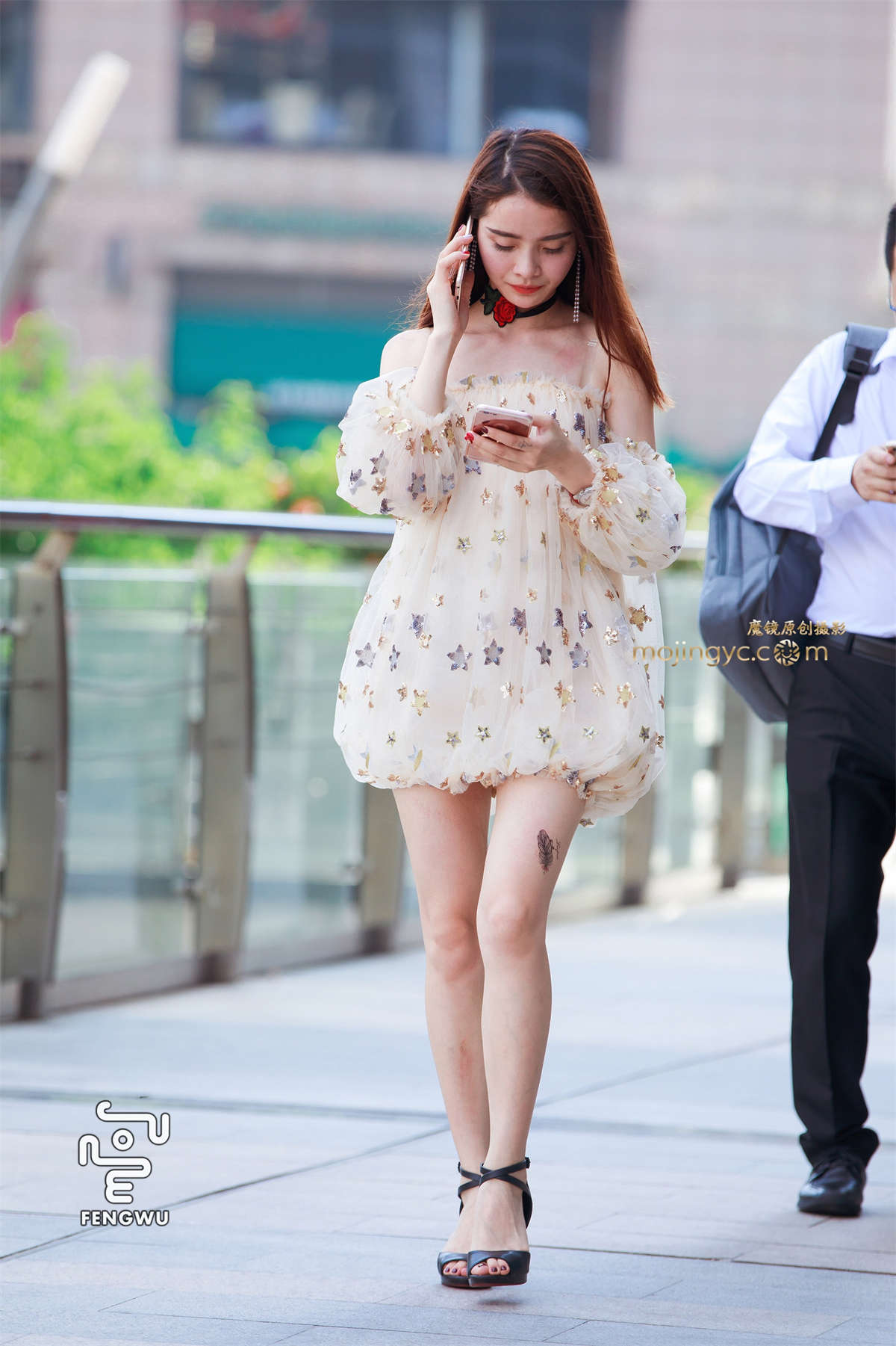 连衣裙，美腿，凉高（11）-日更街拍