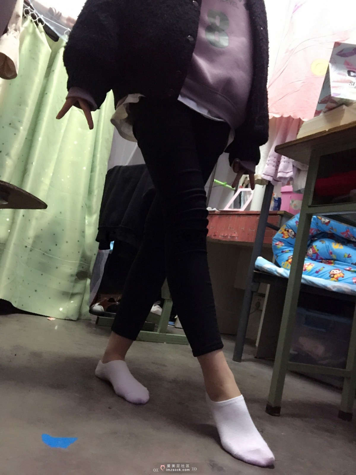 图片[2]-MZSOCK-2018 No.66 白色小船袜-日更街拍