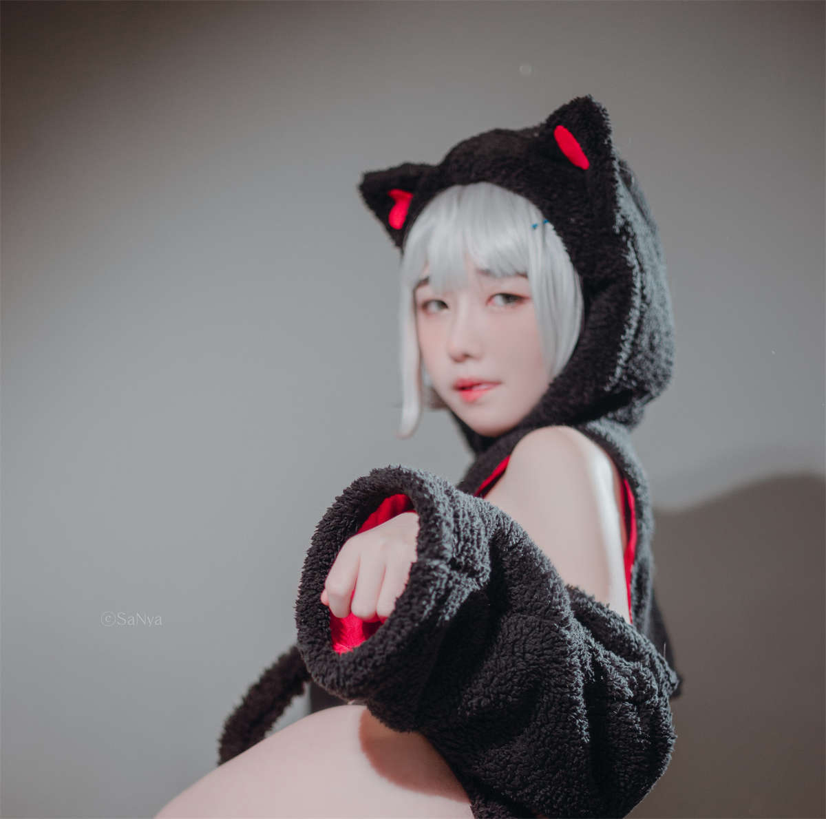 [DJAWA] Sonson – Mischief Black Cat-日更街拍